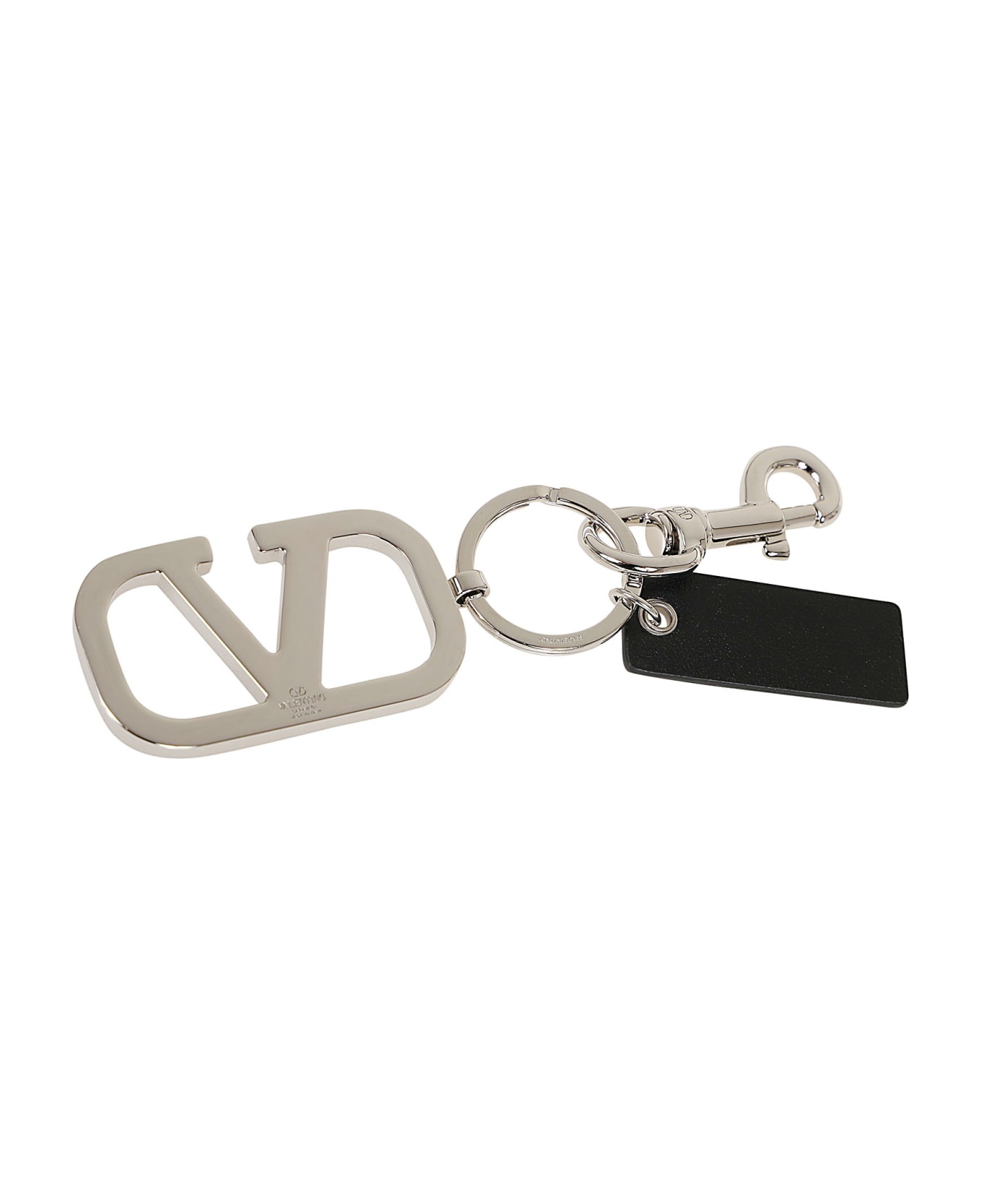 Valentino Garavani Key Ring Vlogo Signature - valentino garavani rockstud grained leather envelope clutch item