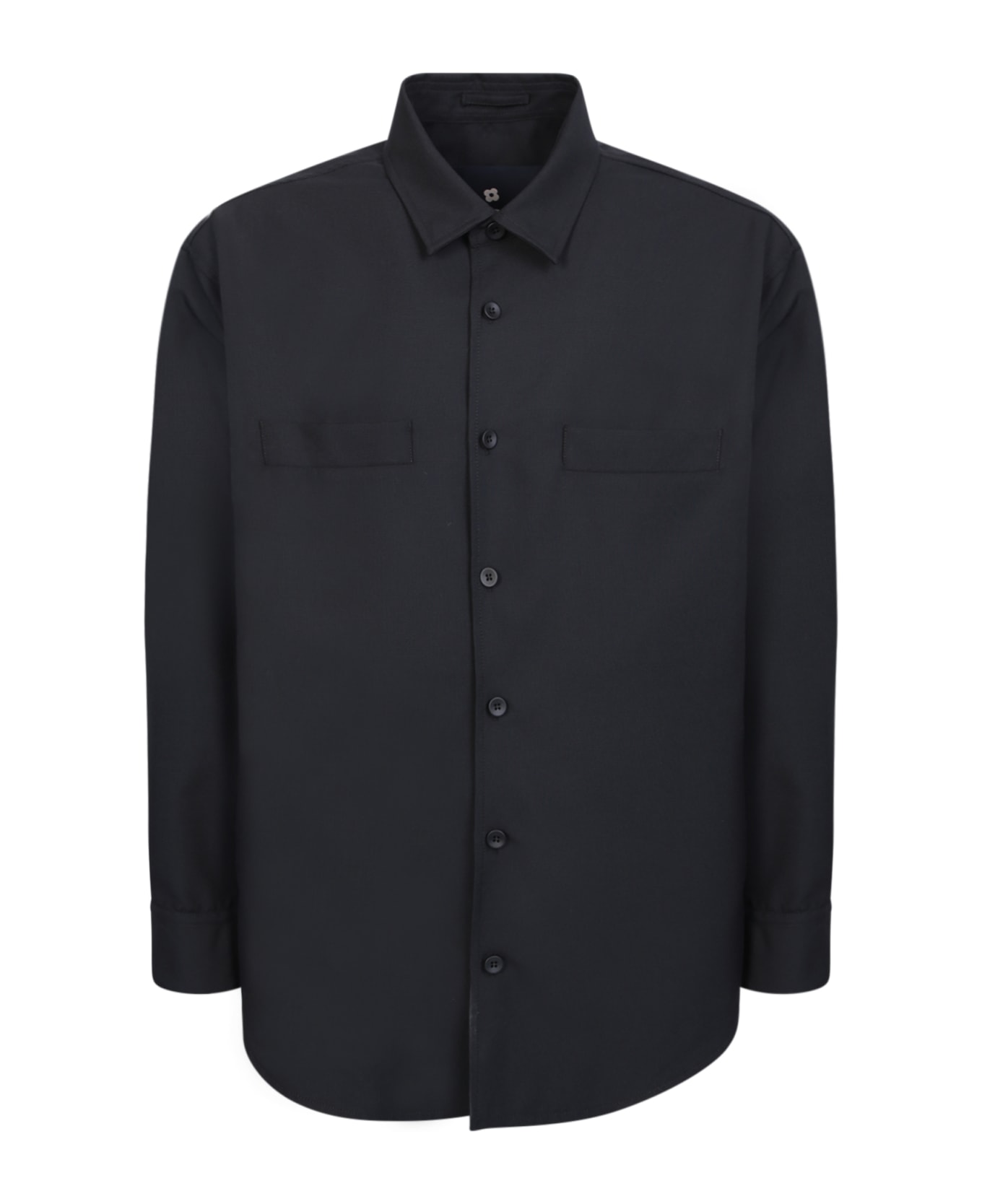 Lardini Black Relaxed Shirt - Black シャツ