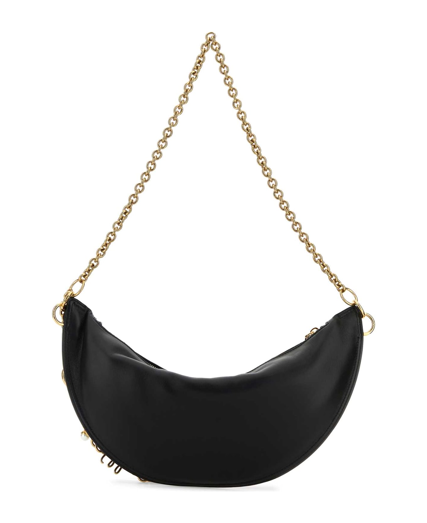 Chloé Black Nappa Leather Chloe Icons Shoulder Bag - BLACK