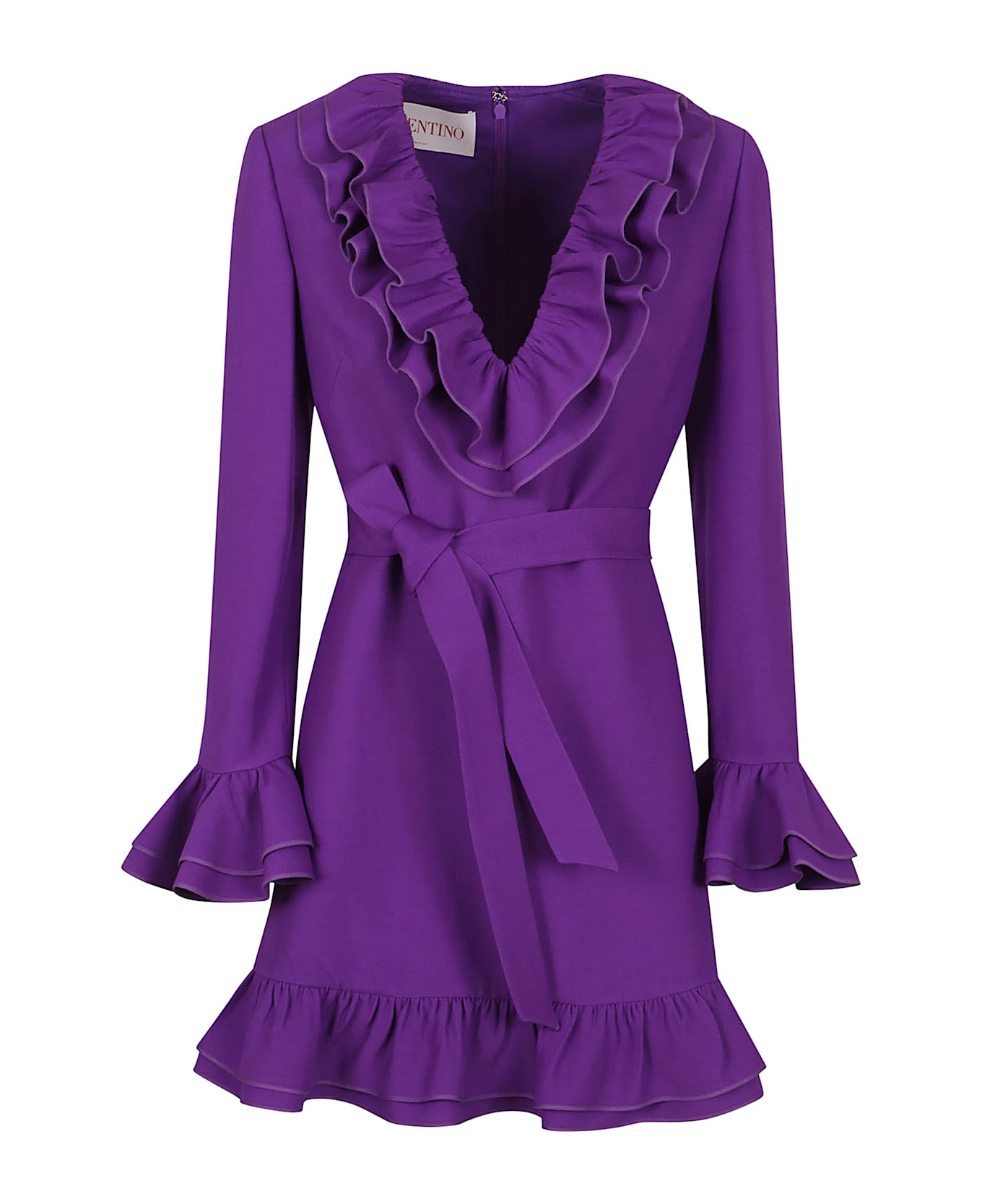 Valentino Garavani Dress Solid - B Purple Orchid
