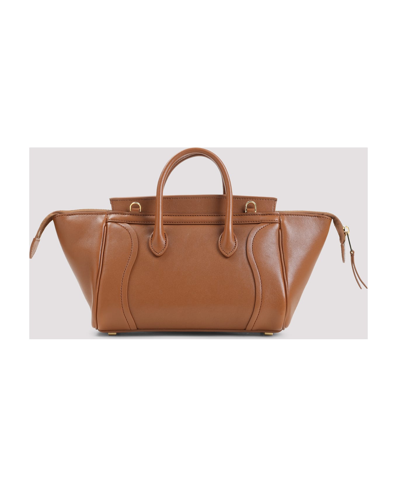 Celine Leather Small Luggage - Soft Tan