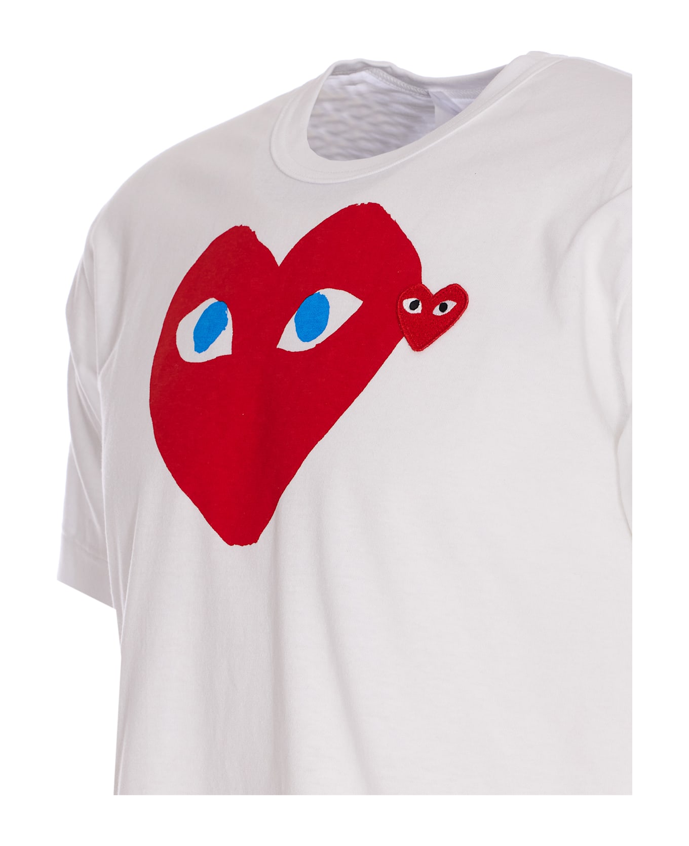 Comme des Garçons Play Heart Logo T-shirt - White