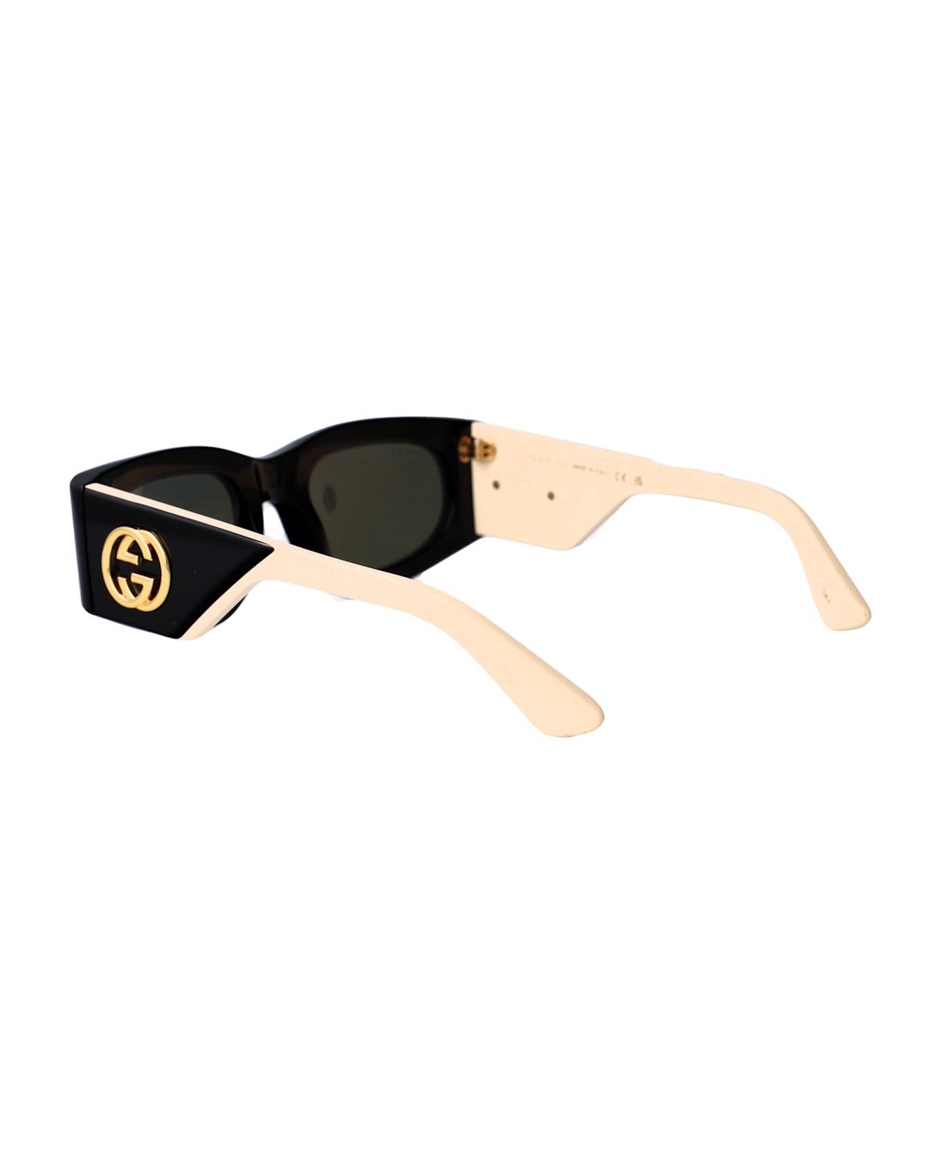 Gucci Eyewear Gg1664s Sunglasses - BLACK-IVORY-GREY