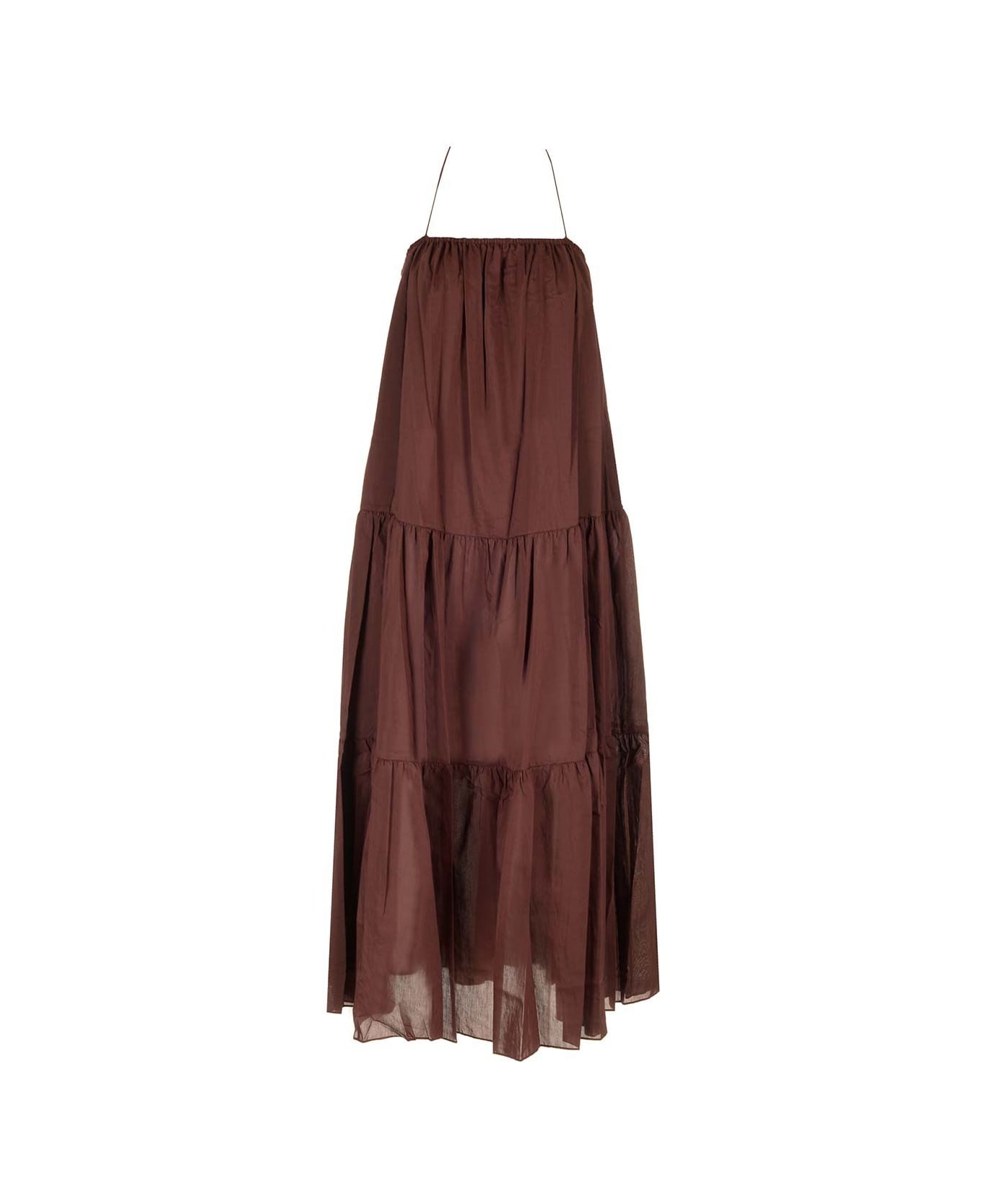 MATTEAU Voluminous Sundress - Bordeaux