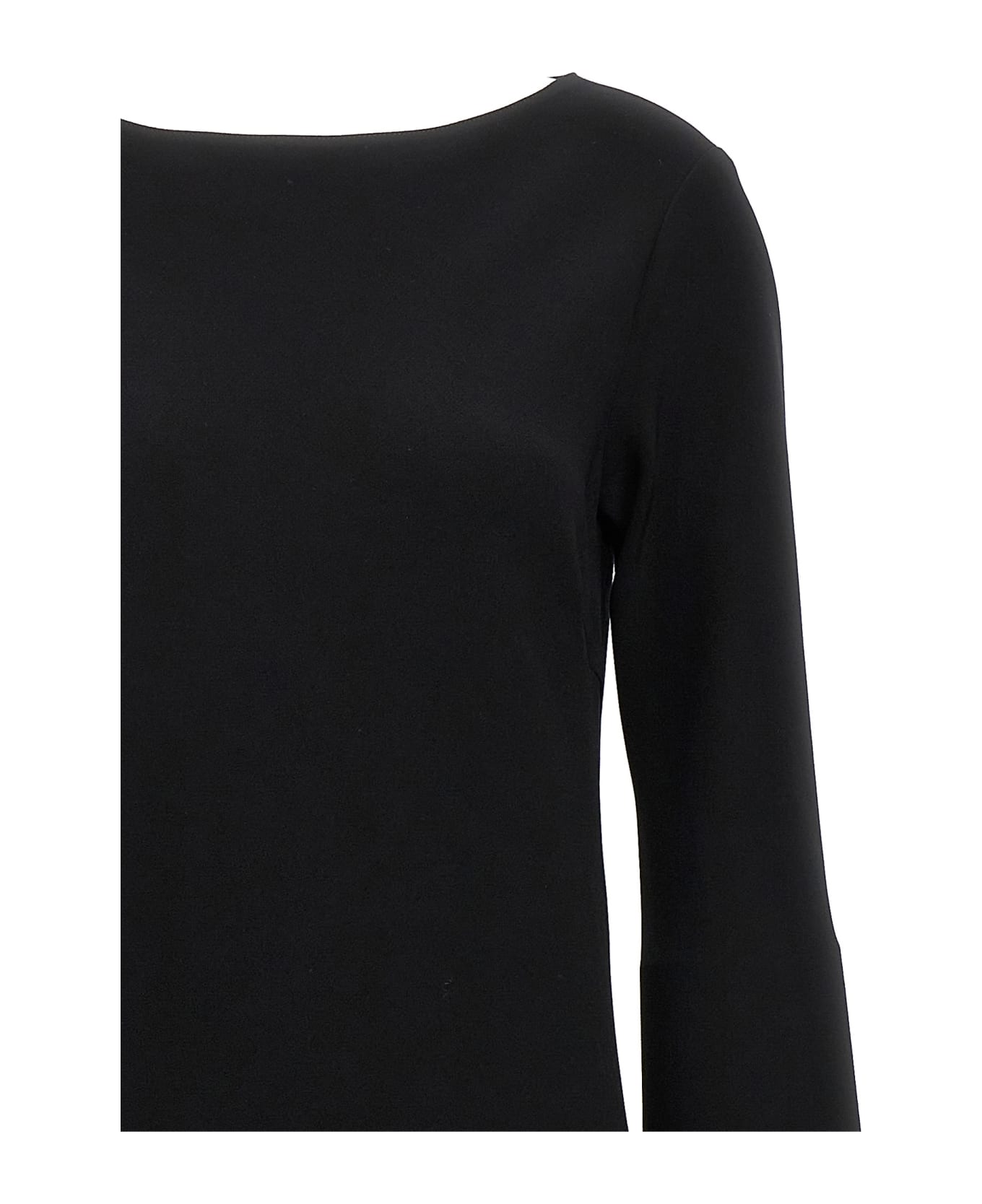 Alberto Biani 'sbieco Longuette' Dress - Black  