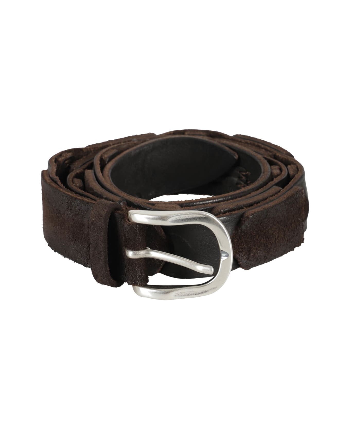 Orciani Leather Belt - T Moro