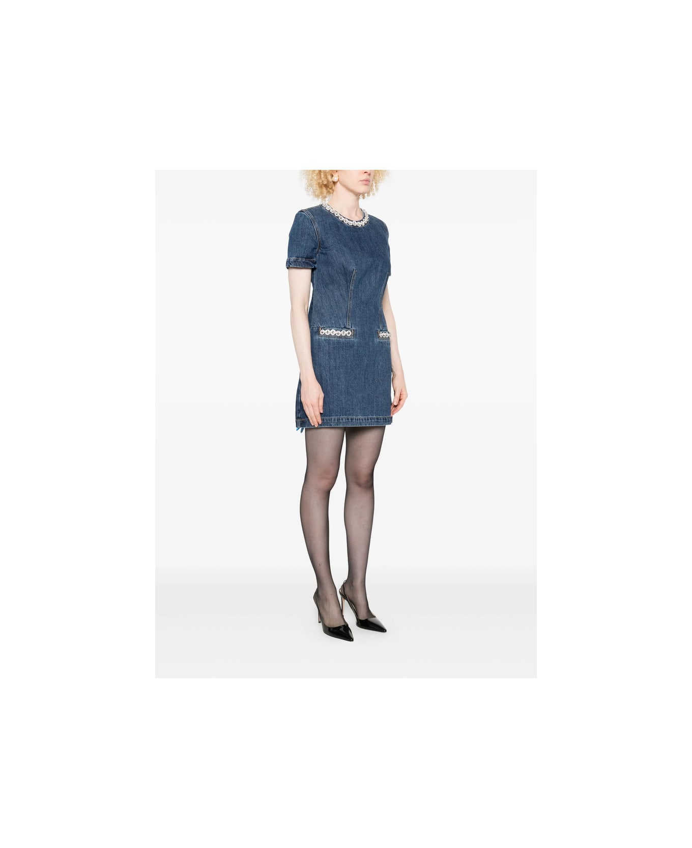 self-portrait Dress - BLUE