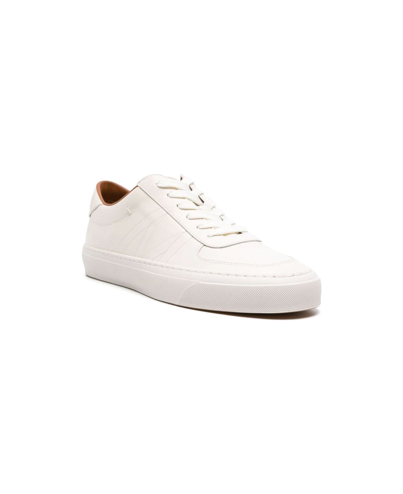 Moncler White Monclub Sneakers - White