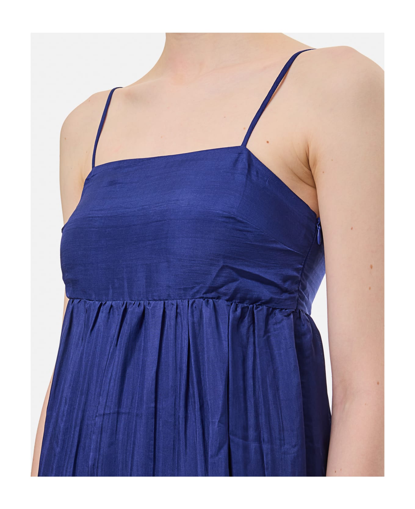 The Rose Ibiza Formentera Silk Maxi Dress - Blue
