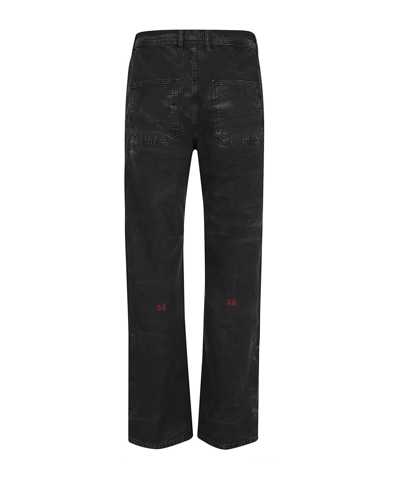 44 Label Group Marble Tas Pant - Black mosso