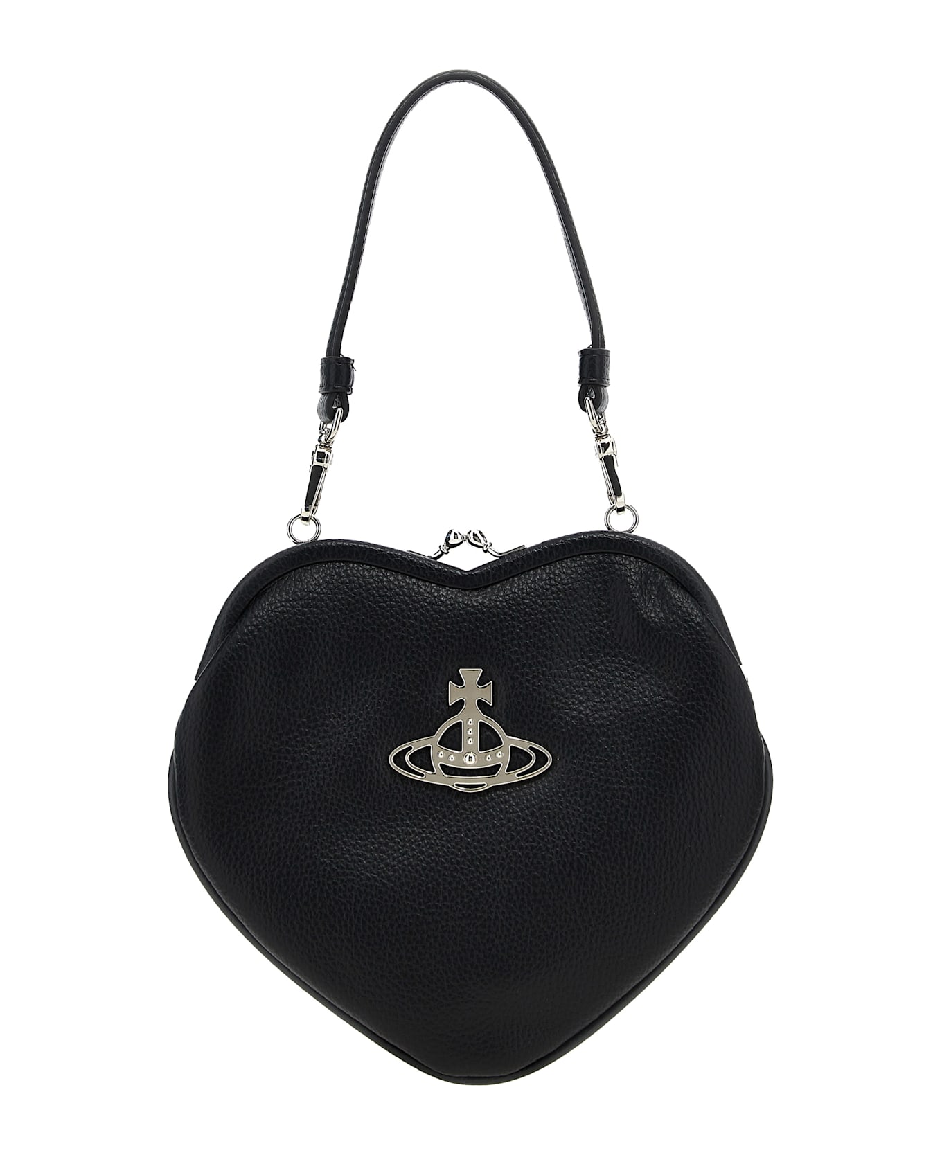 Vivienne Westwood 'belle Heart Frame Purse' Handbag - Black  