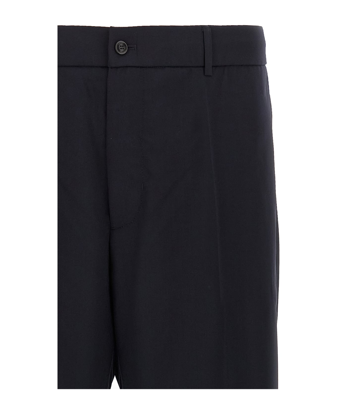Moncler Wool Pants - Blue