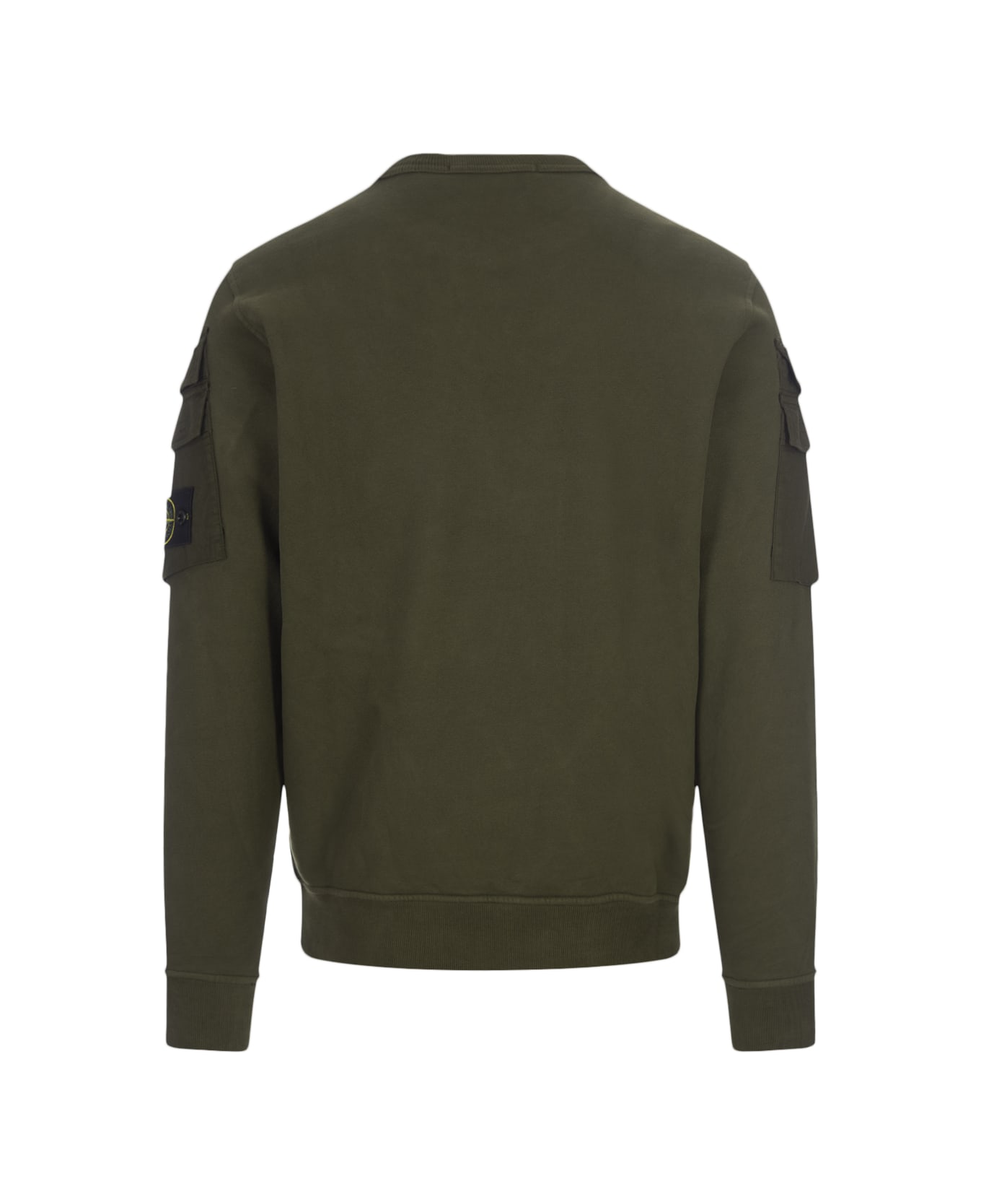 Stone Island Cotton Sweatshirt - Verde フリース