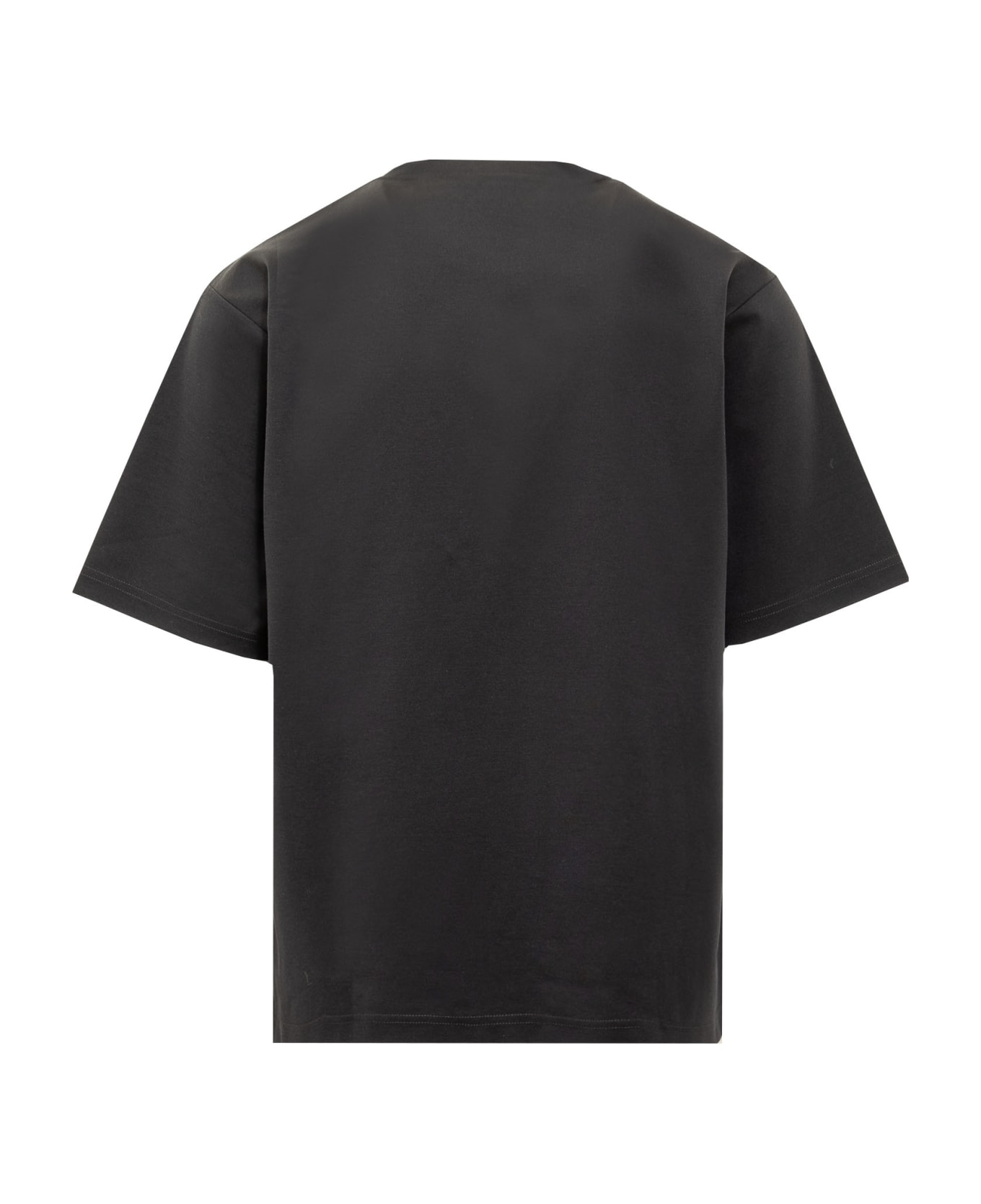 Dolce & Gabbana Cotton T-shirt With Logo Patch - NERO