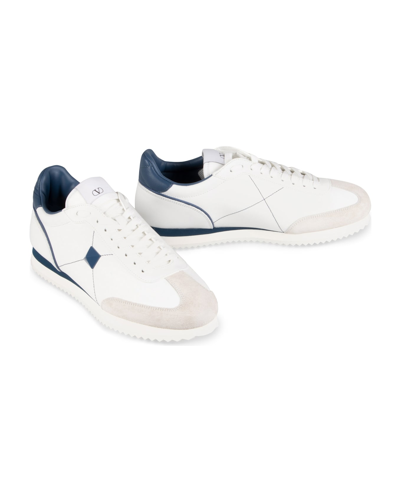 Valentino Garavani Leather Low-top Sneakers - White