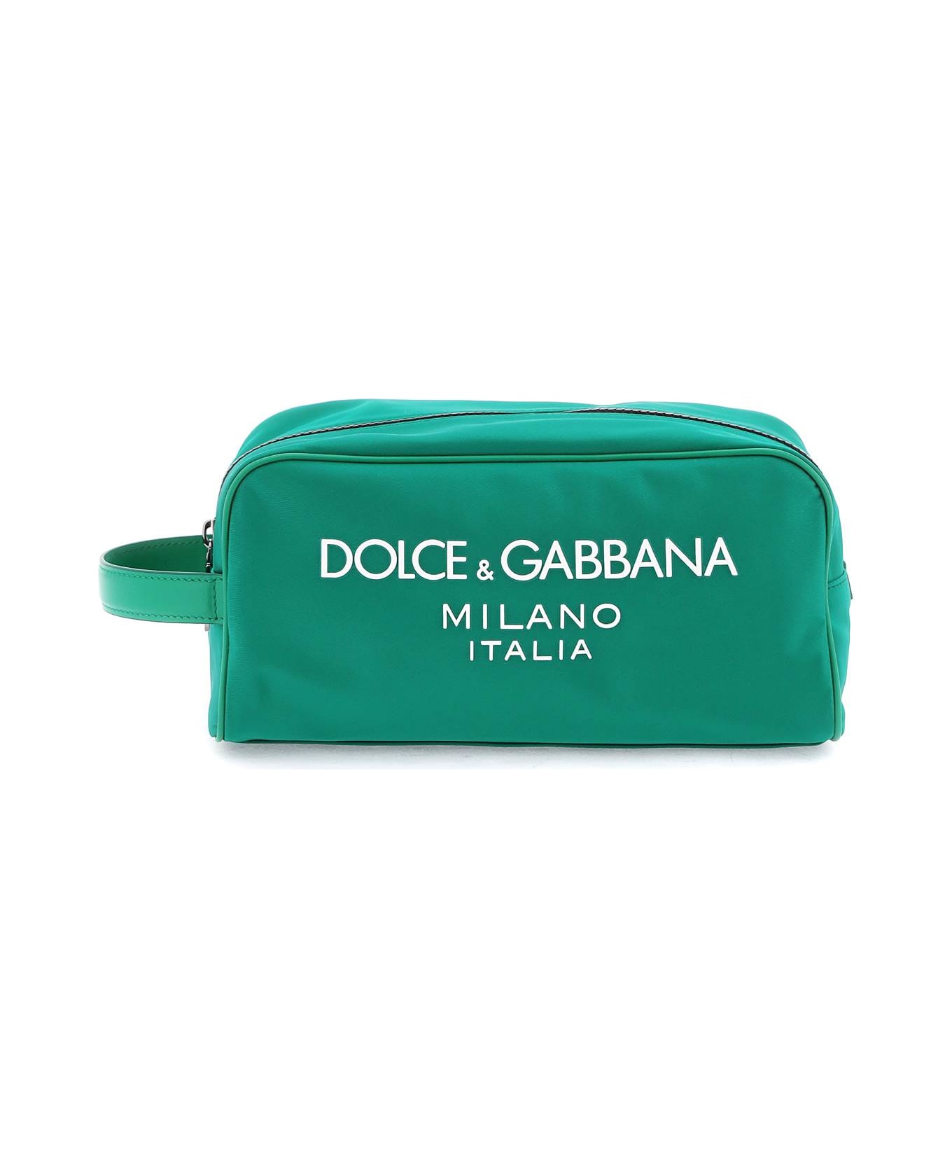 Dolce & Gabbana Nylon Beauty Case - EMERALD