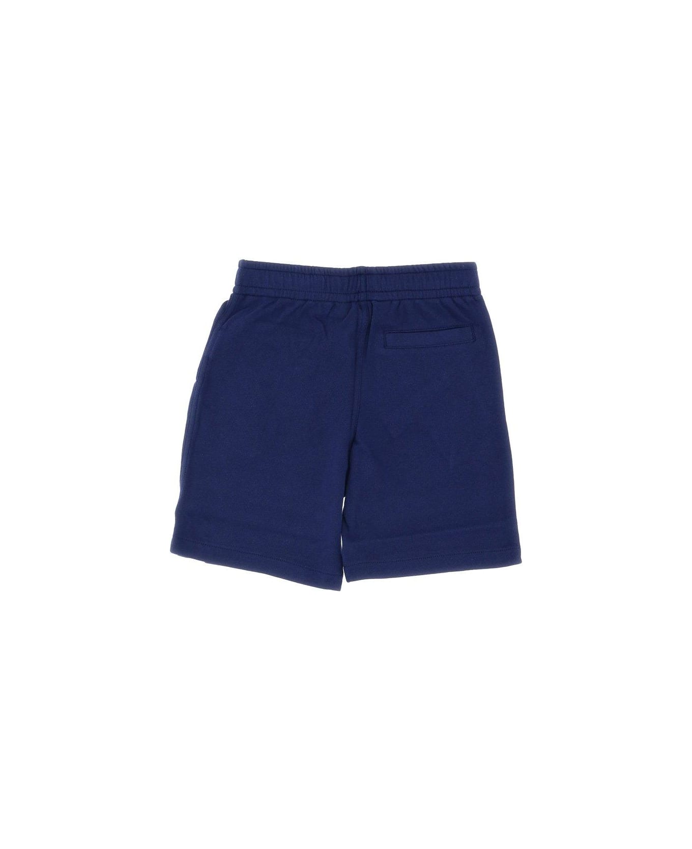 Polo Ralph Lauren Logo Embroidered Elasticated Waist Shorts - Blue
