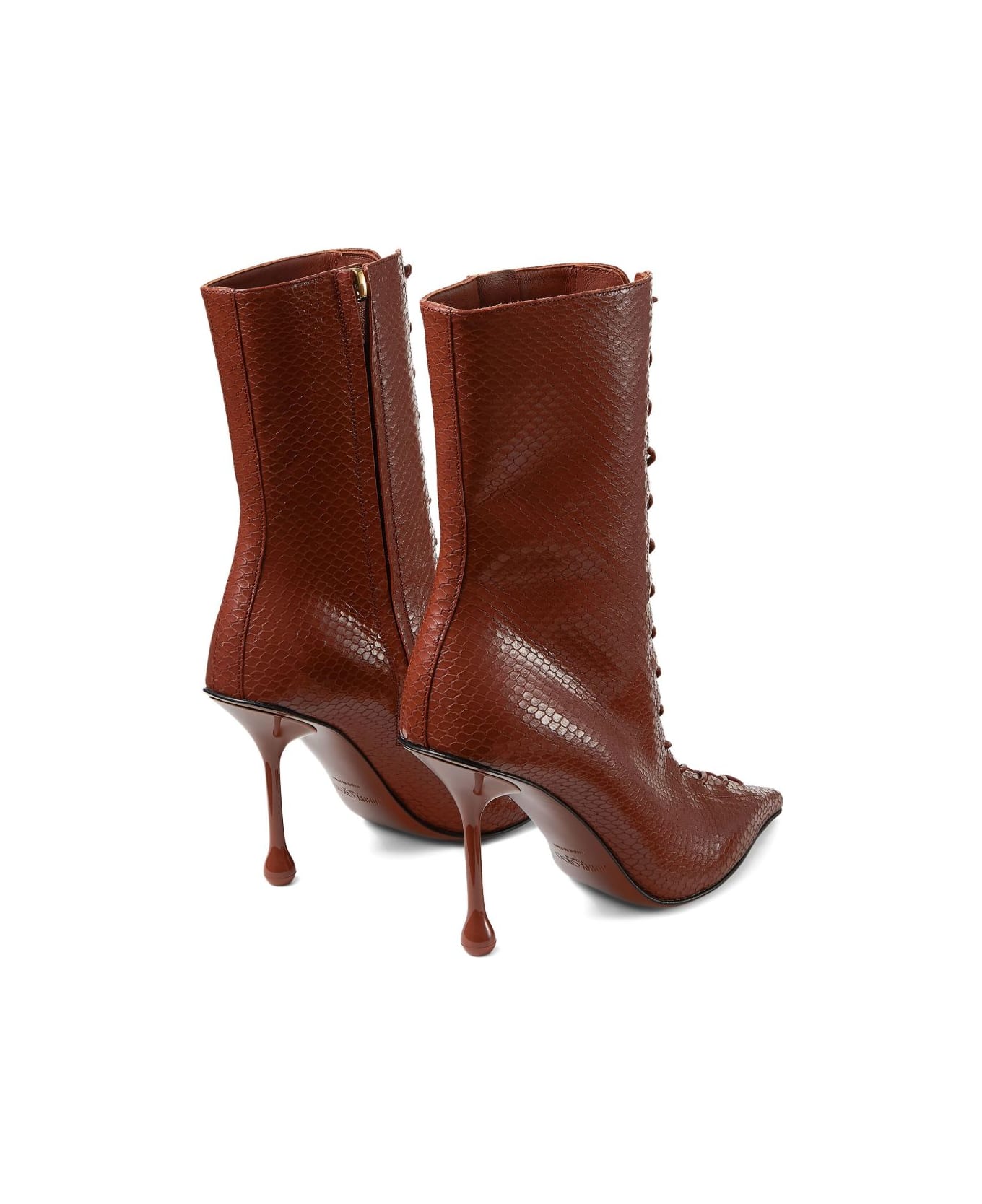 Jimmy Choo Scarlett 95mm Boots - Brown