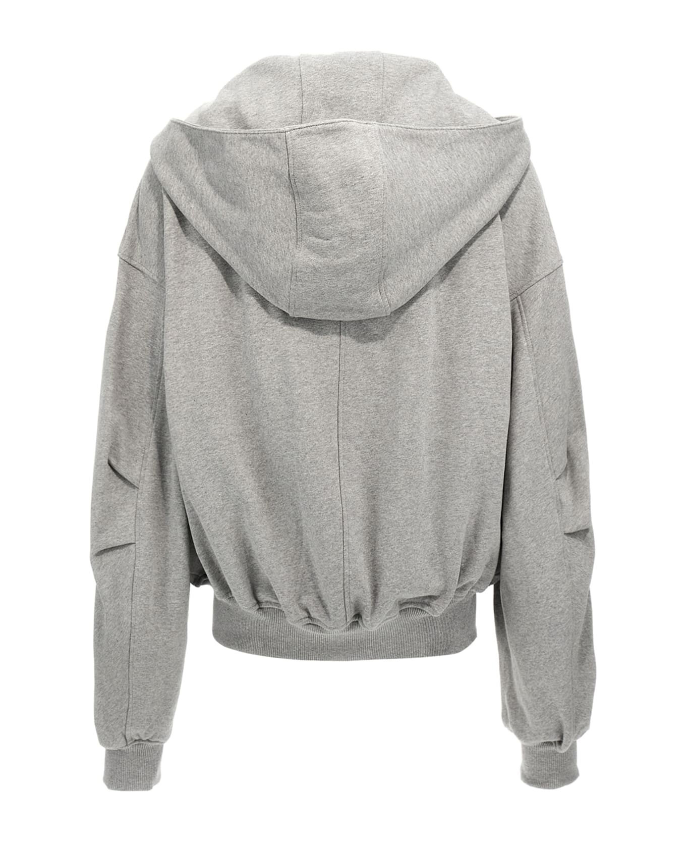 The Attico Logo Hoodie - Gray