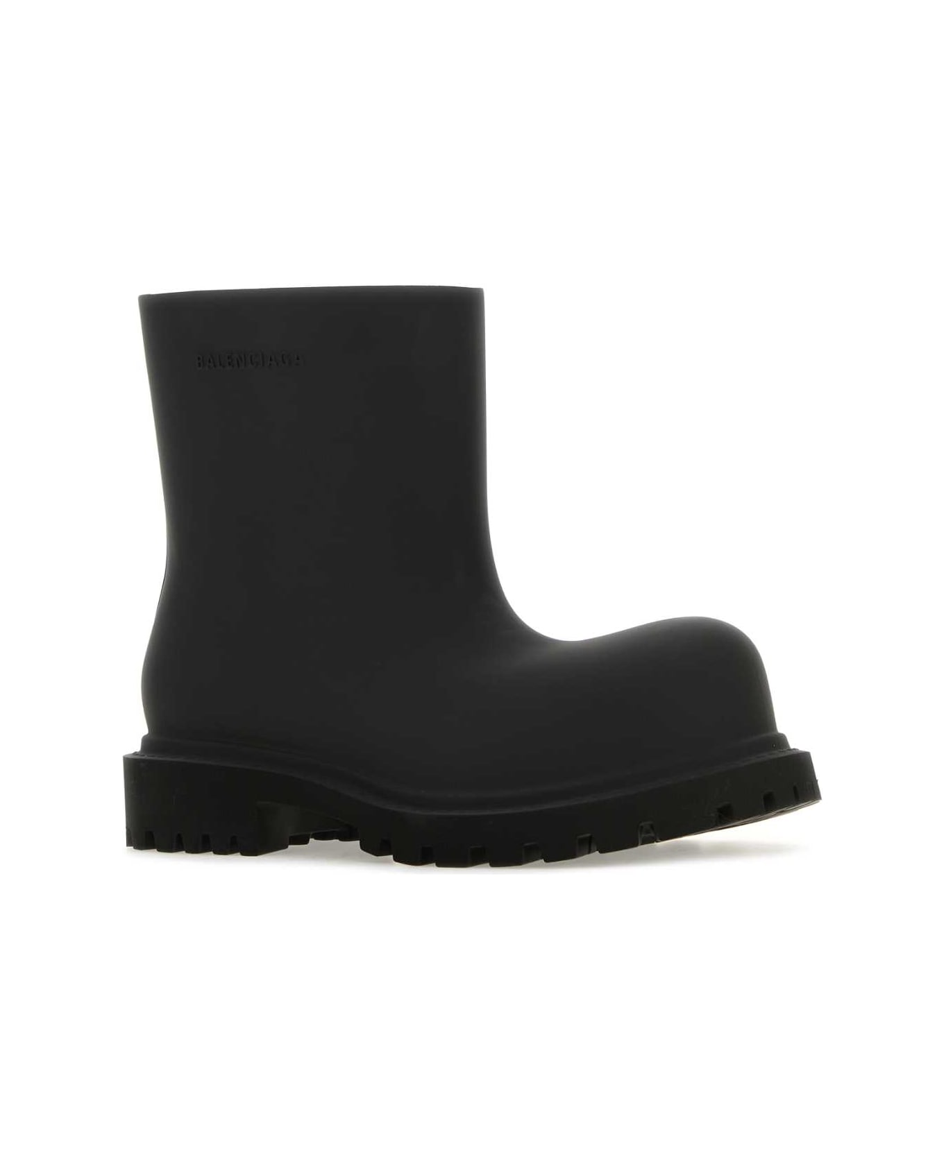 Balenciaga Black Eva Steroid Ankle Boots - Black