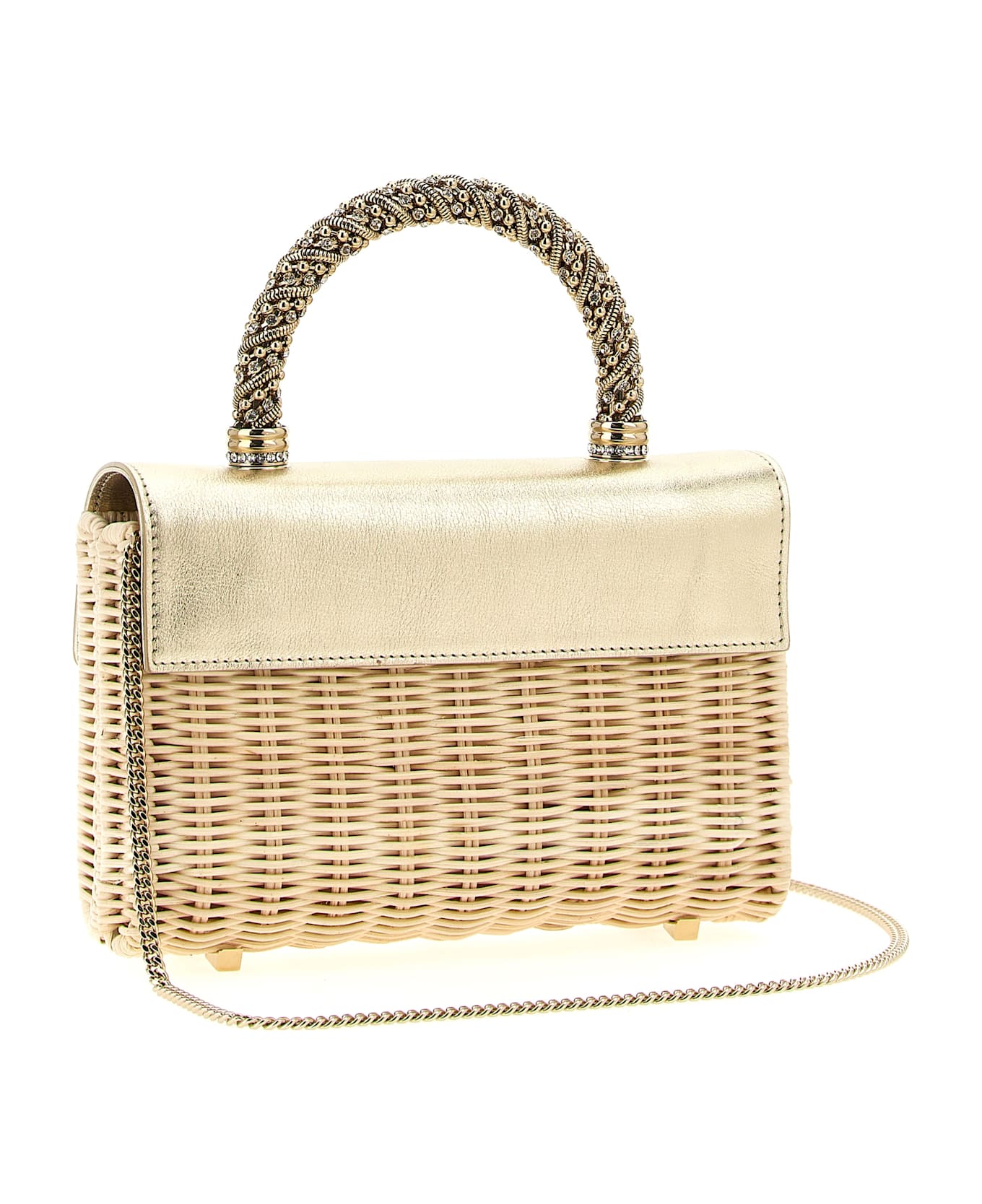 Roger Vivier 
mini Jewel Efflorescence
 Handbag - Gold
