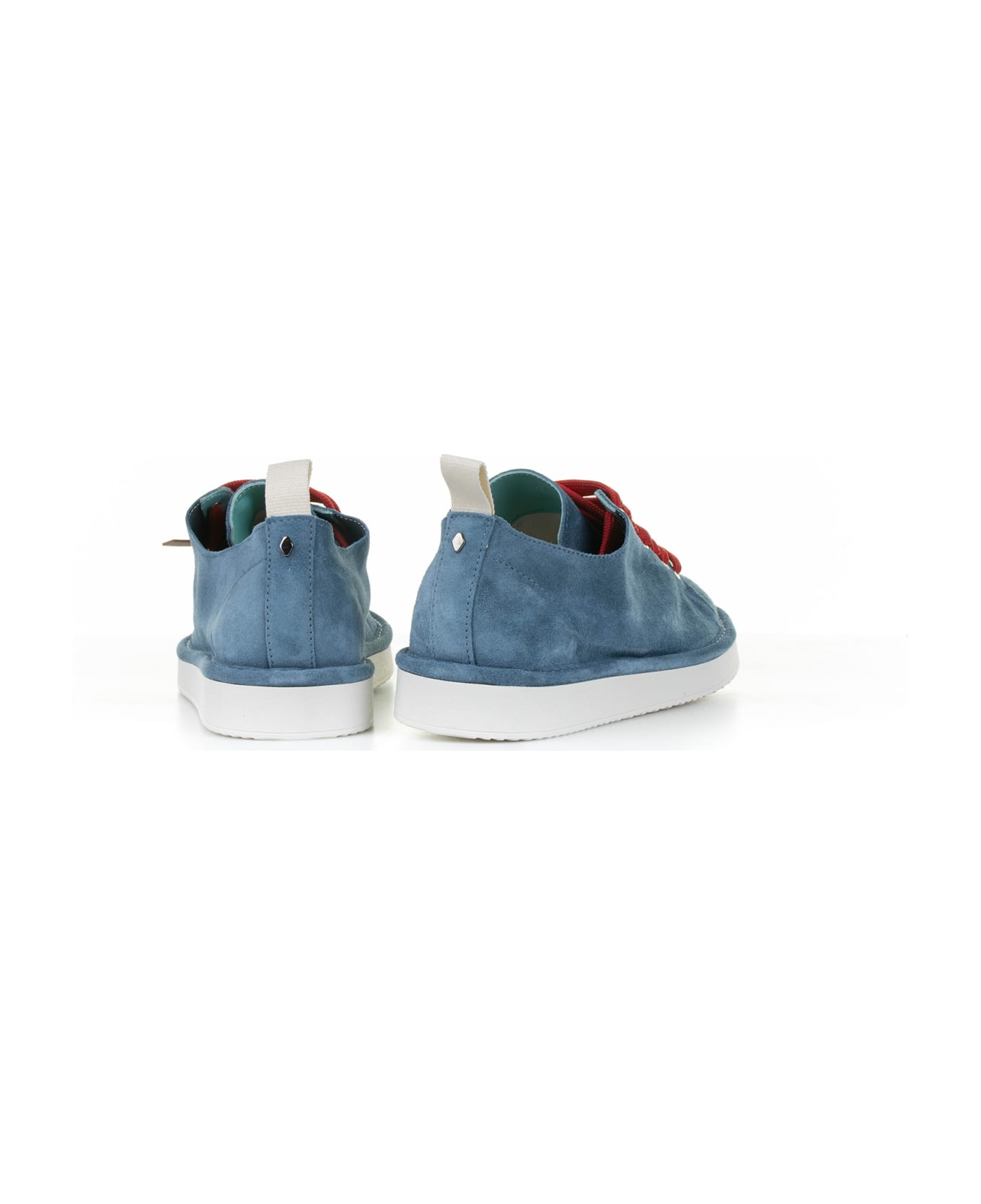 Panchic Sneaker In Blue Suede - BASIC BLUE- RED スニーカー
