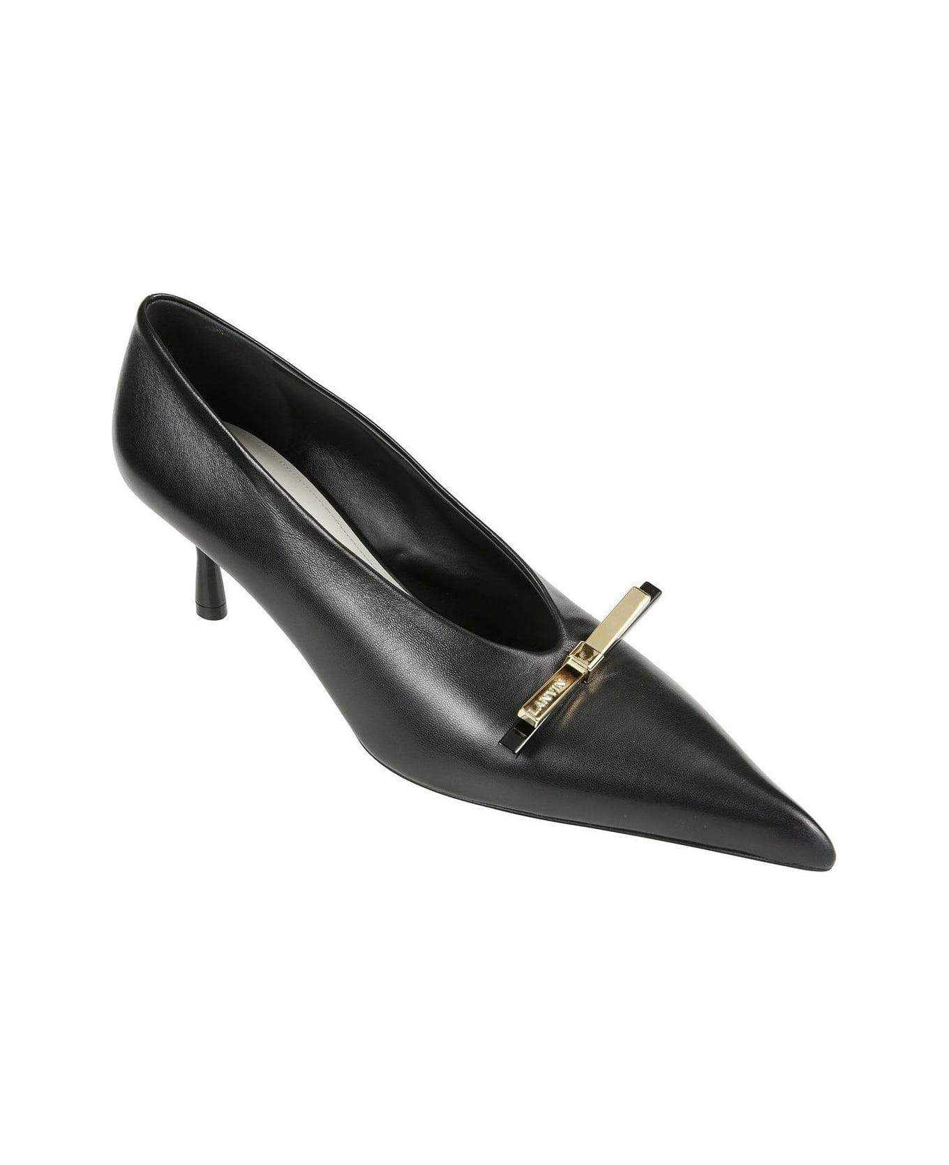 Lanvin Bow Embellished Pumps - noir