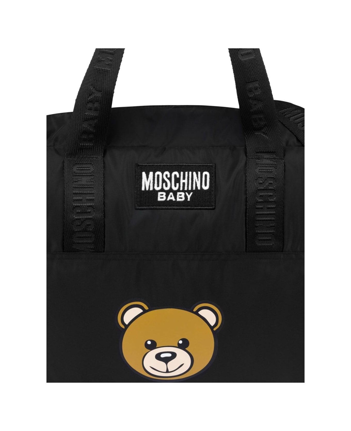 Moschino Borsa Cambio Con Logo - Black