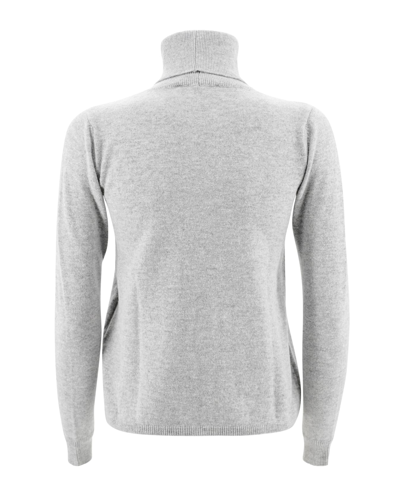 Max Mara Studio Cashmere Turtleneck - 008 grigio