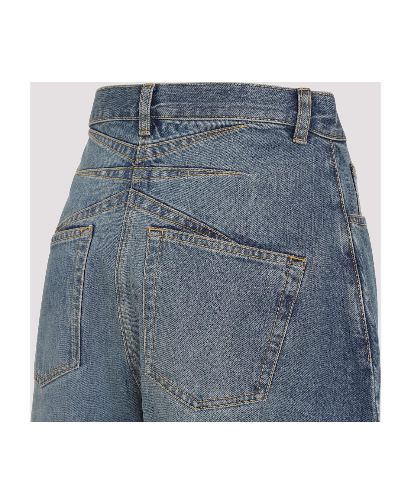 Alaia Balloon Leg Jeans - Bleu Vintage