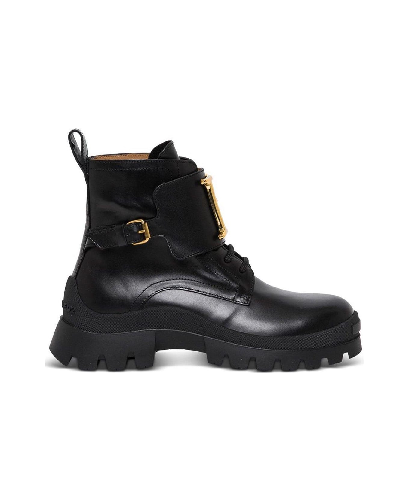 Dsquared2 D2 Statement Lace-up Boots - Nero