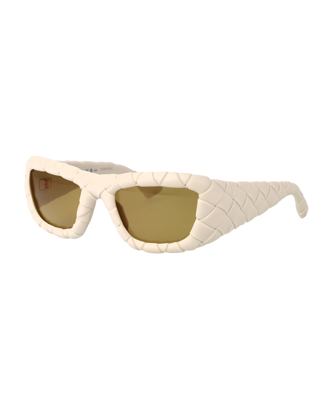 Bottega Veneta Eyewear Bv1303s Sunglasses - 006 WHITE WHITE BROWN