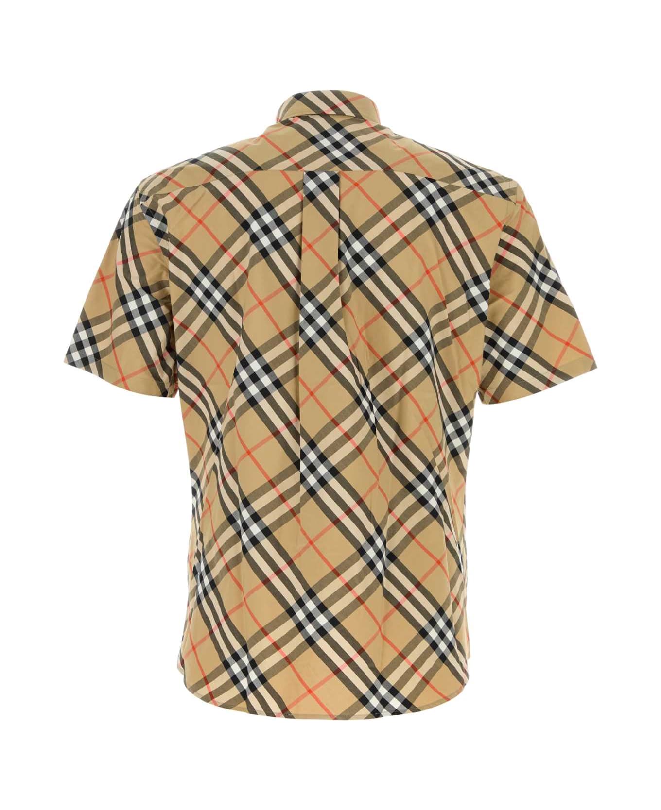 Burberry Printed Poplin Shirt - SANDIPCHECK