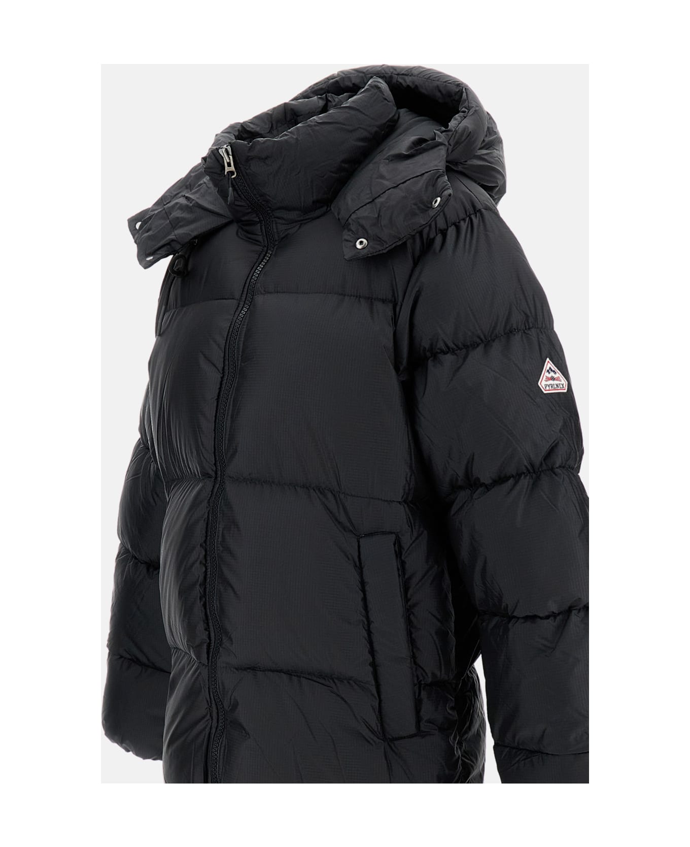 Pyrenex Shift Hooded Ripstop Down Jacket - Black