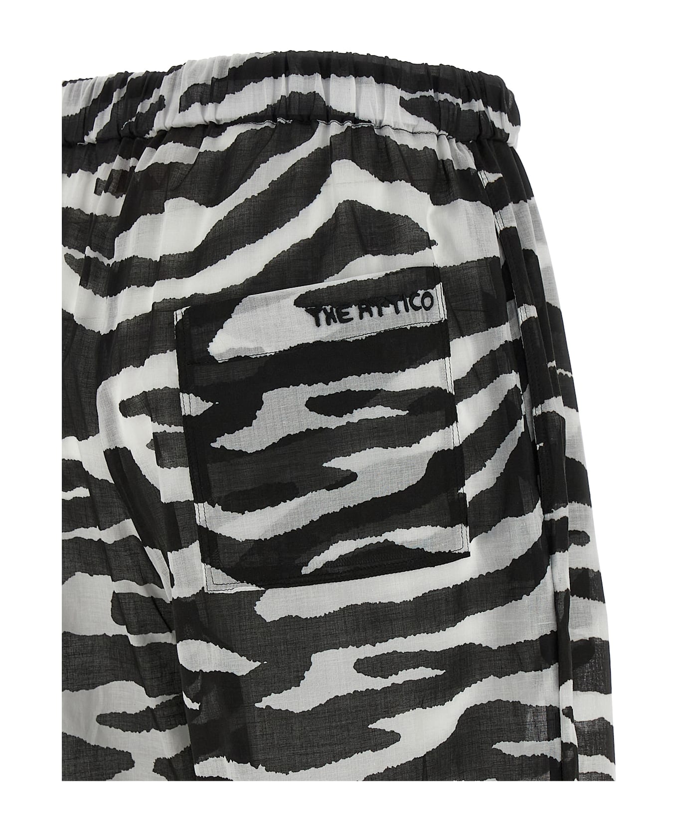The Attico Zebra Pants - White/Black
