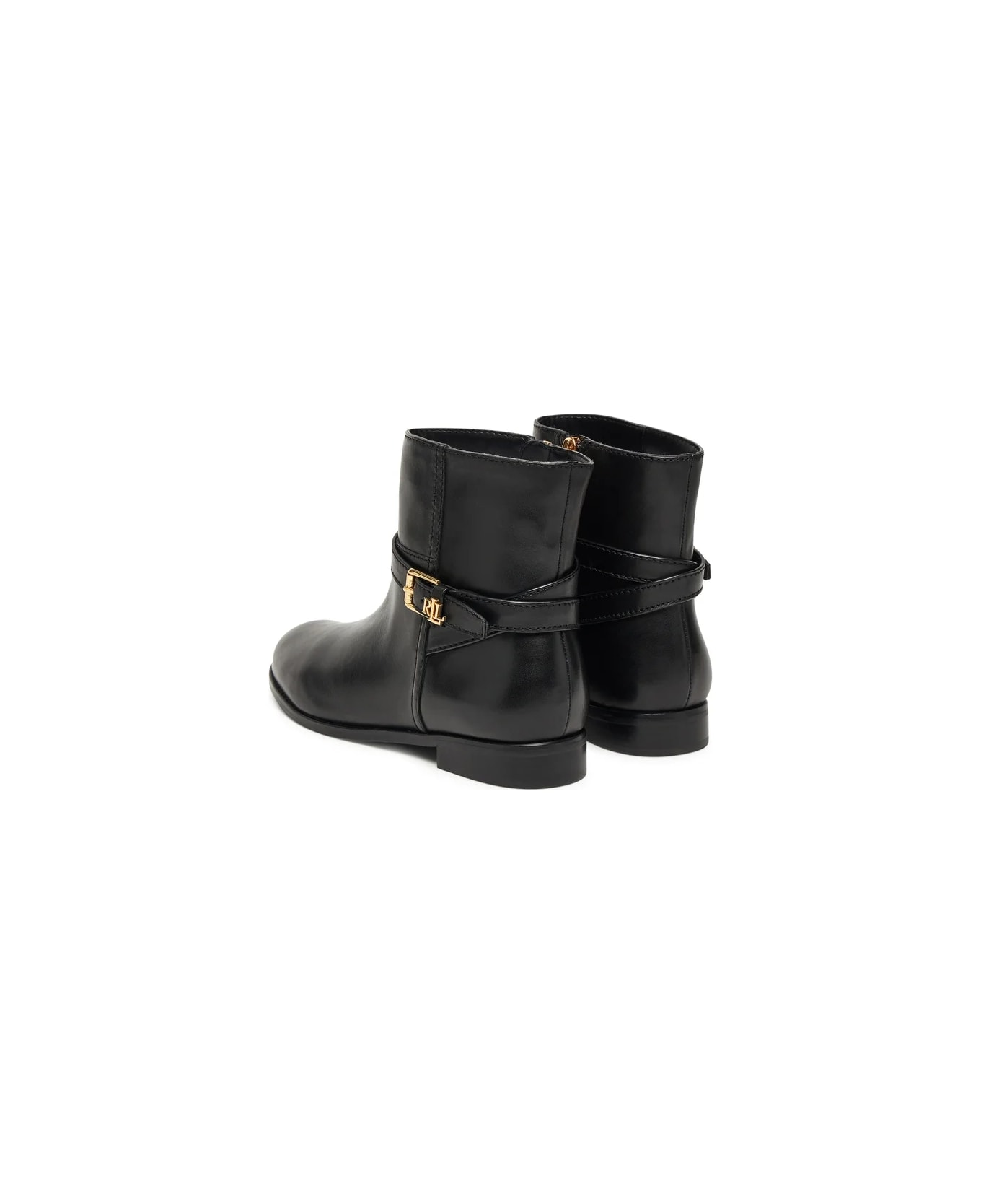 Ralph Lauren Brooke Bt 2 Boots Bootie - Black