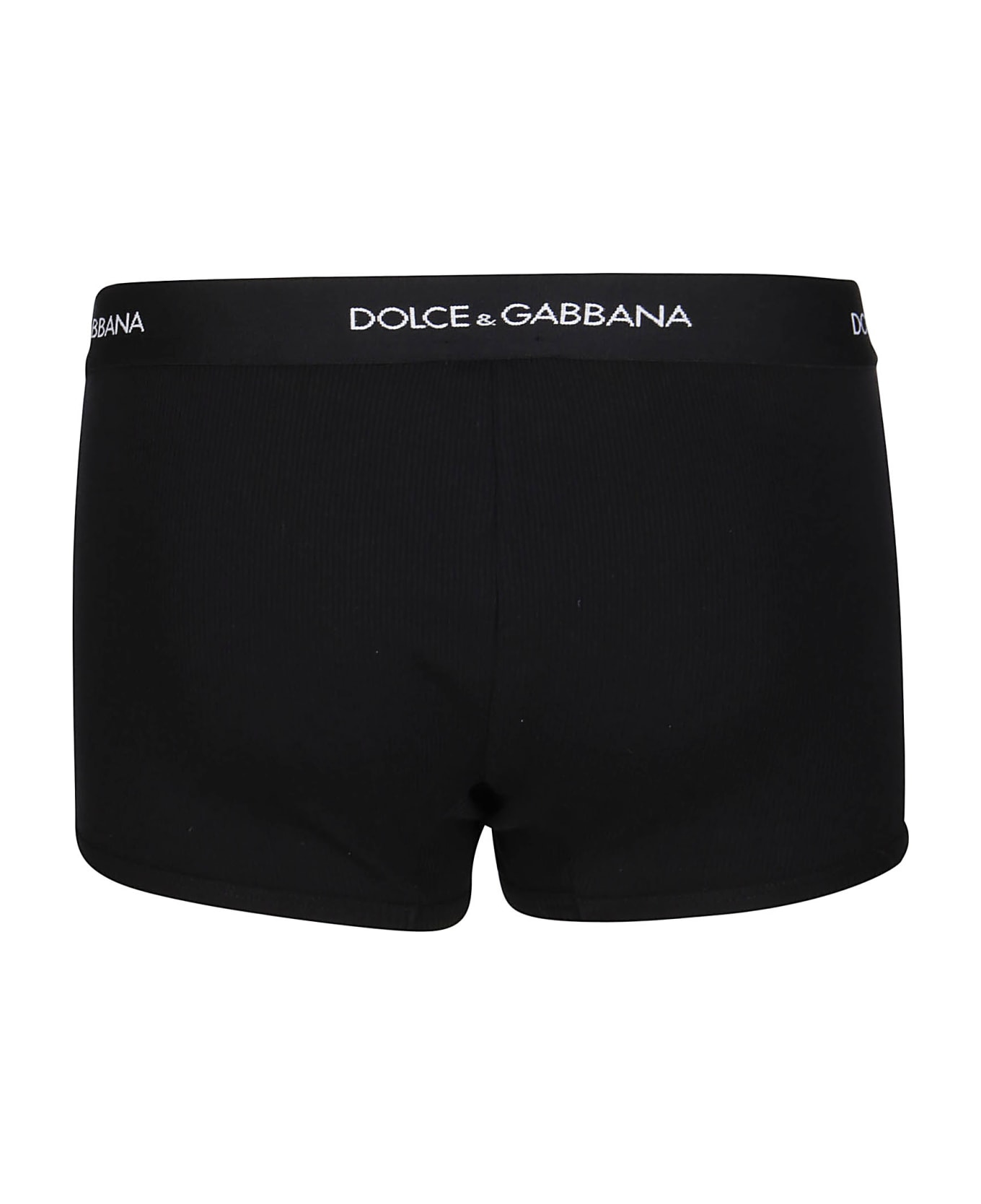 Dolce & Gabbana Black Cotton Boxers - NERO ショーツ
