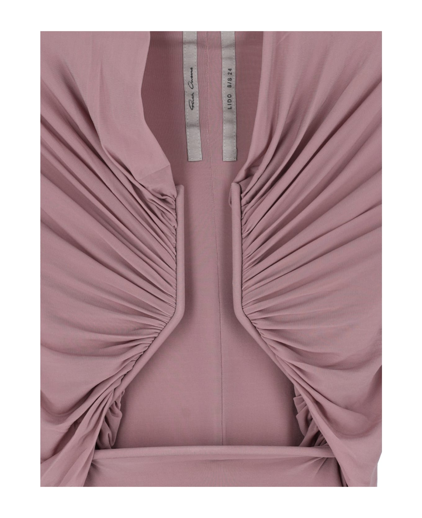 Rick Owens Cut Out Detail Top - Pink トップス