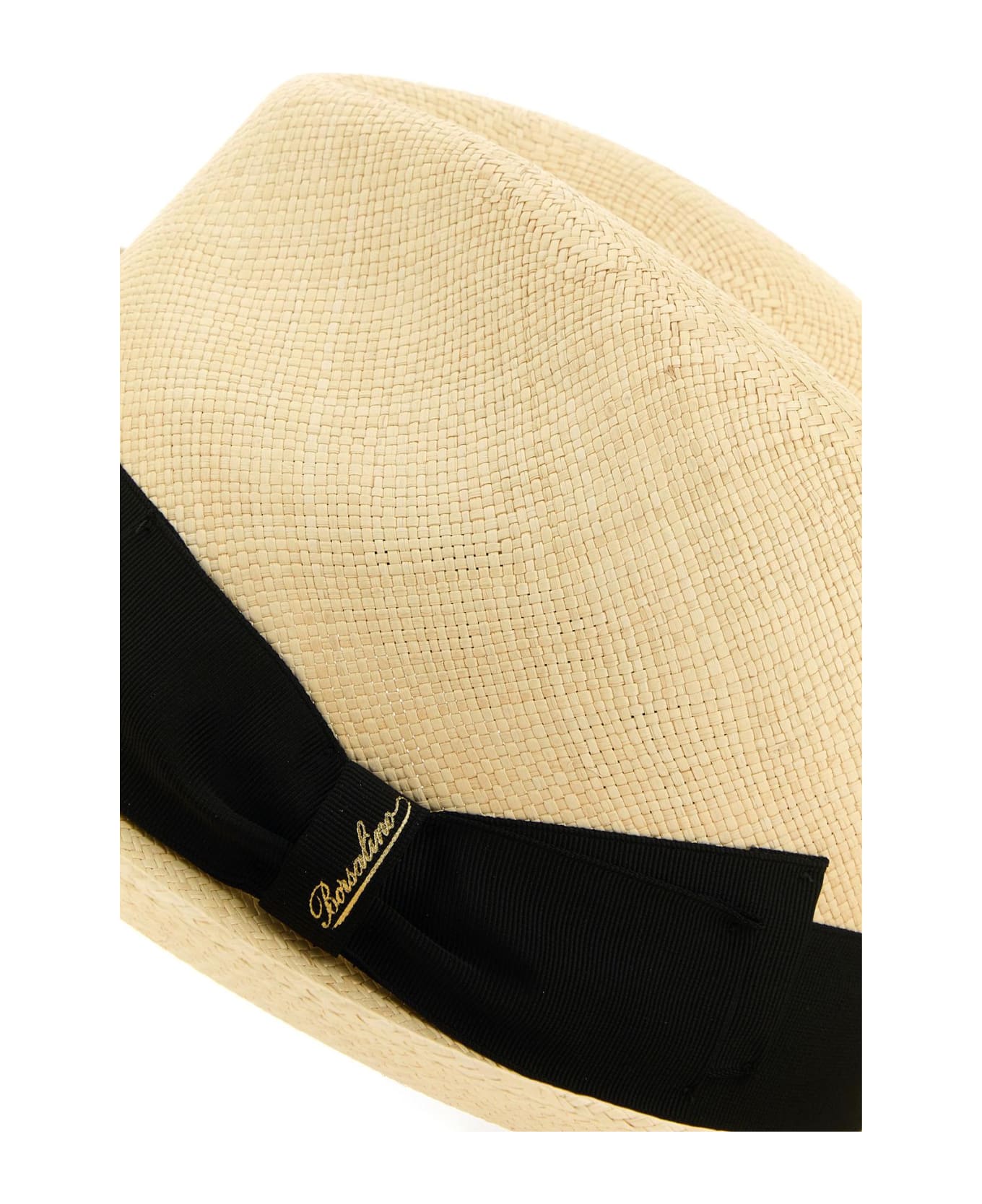 Borsalino Straw Hat - Black