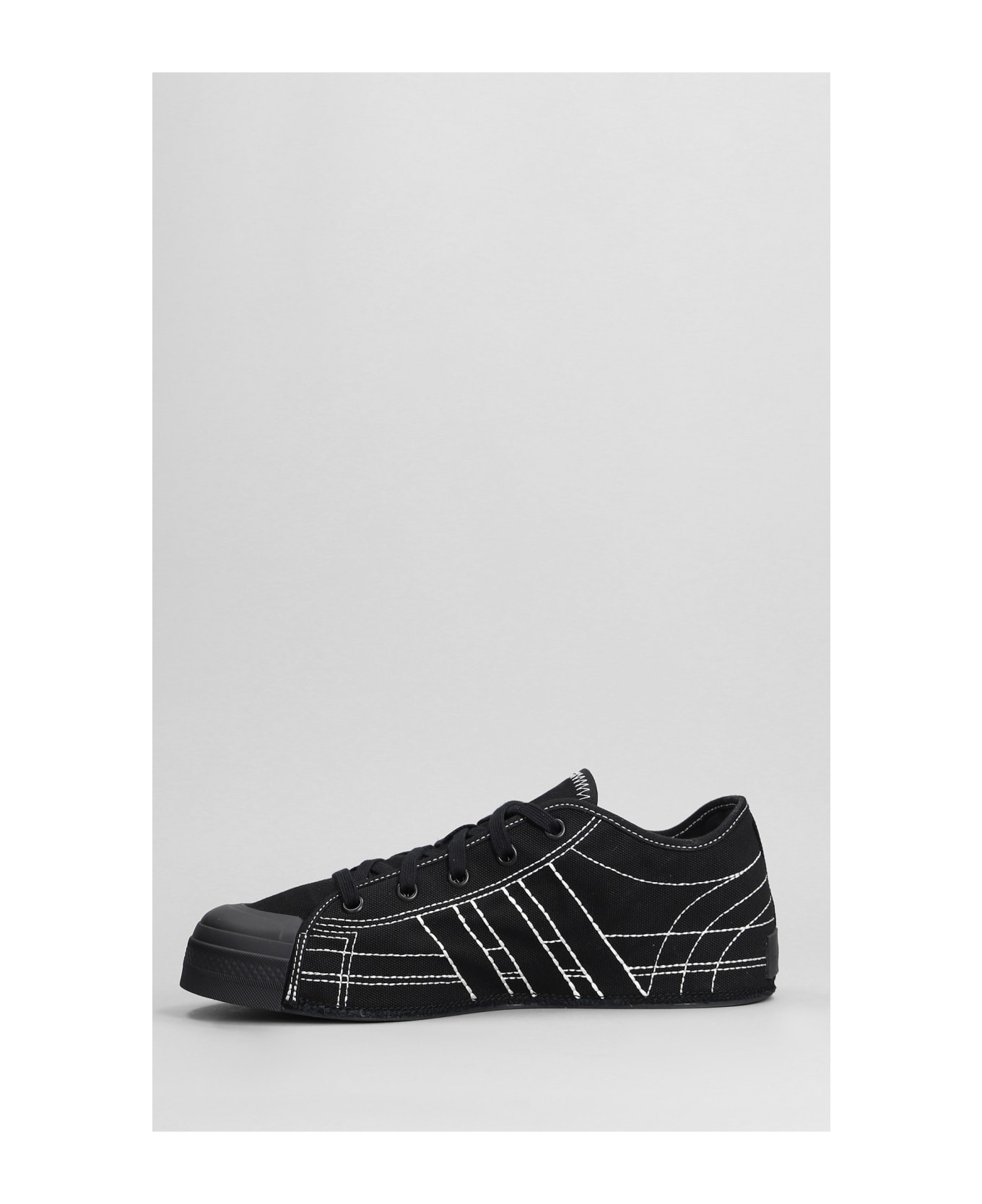 Y-3 Nizza Lo Sneakers - BLACK