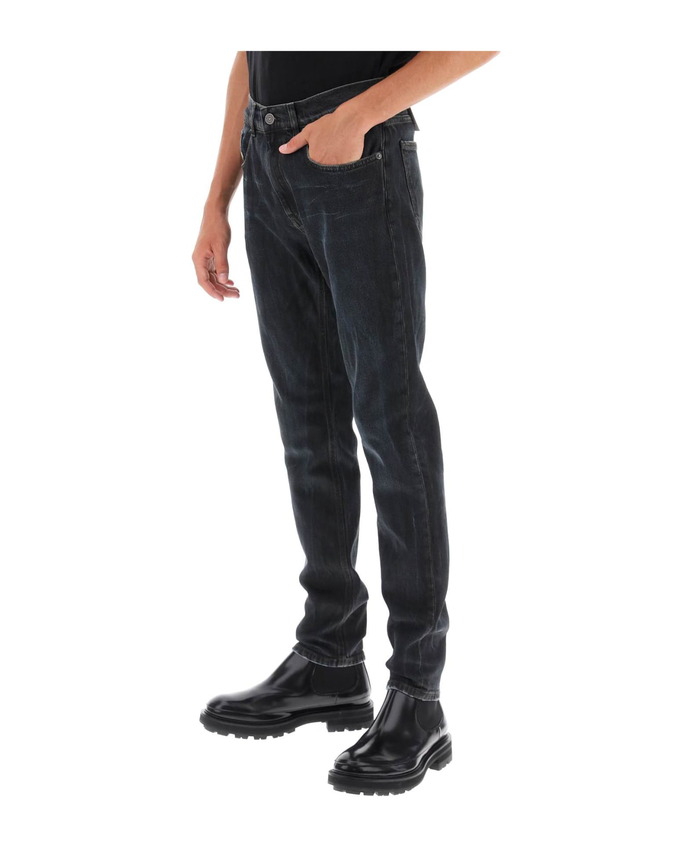 Diesel 2019 D-strukt Jeans - DEEP BLACK (Black)