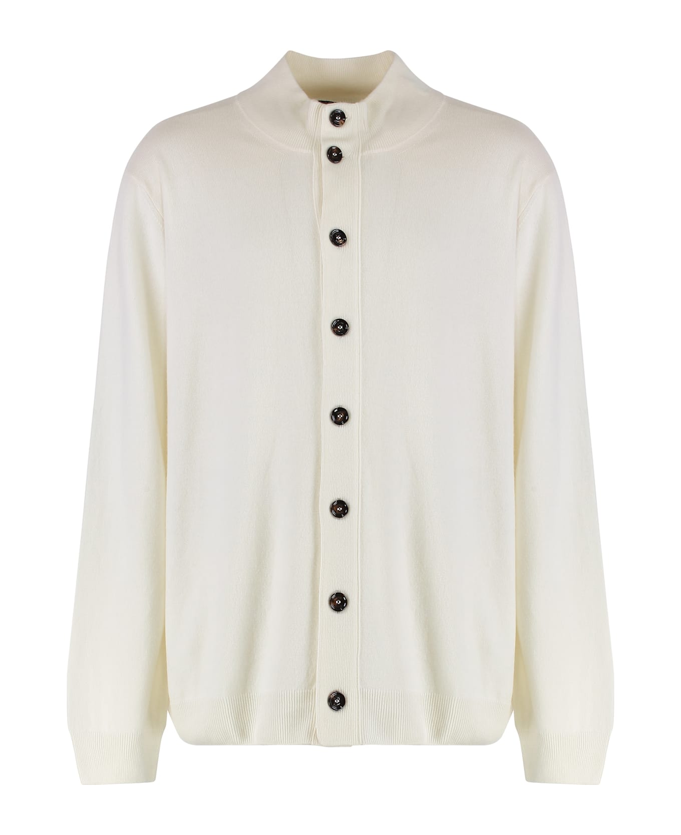 Moorer Sterling Cashmere Cardigan - White