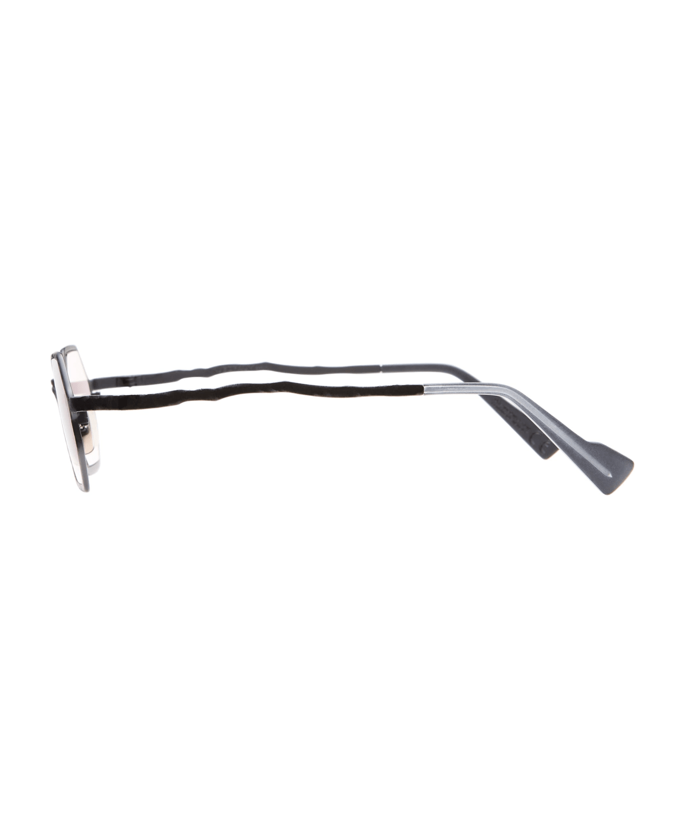Kuboraum Mask Z19 - Black Matte Sunglasses - Silver