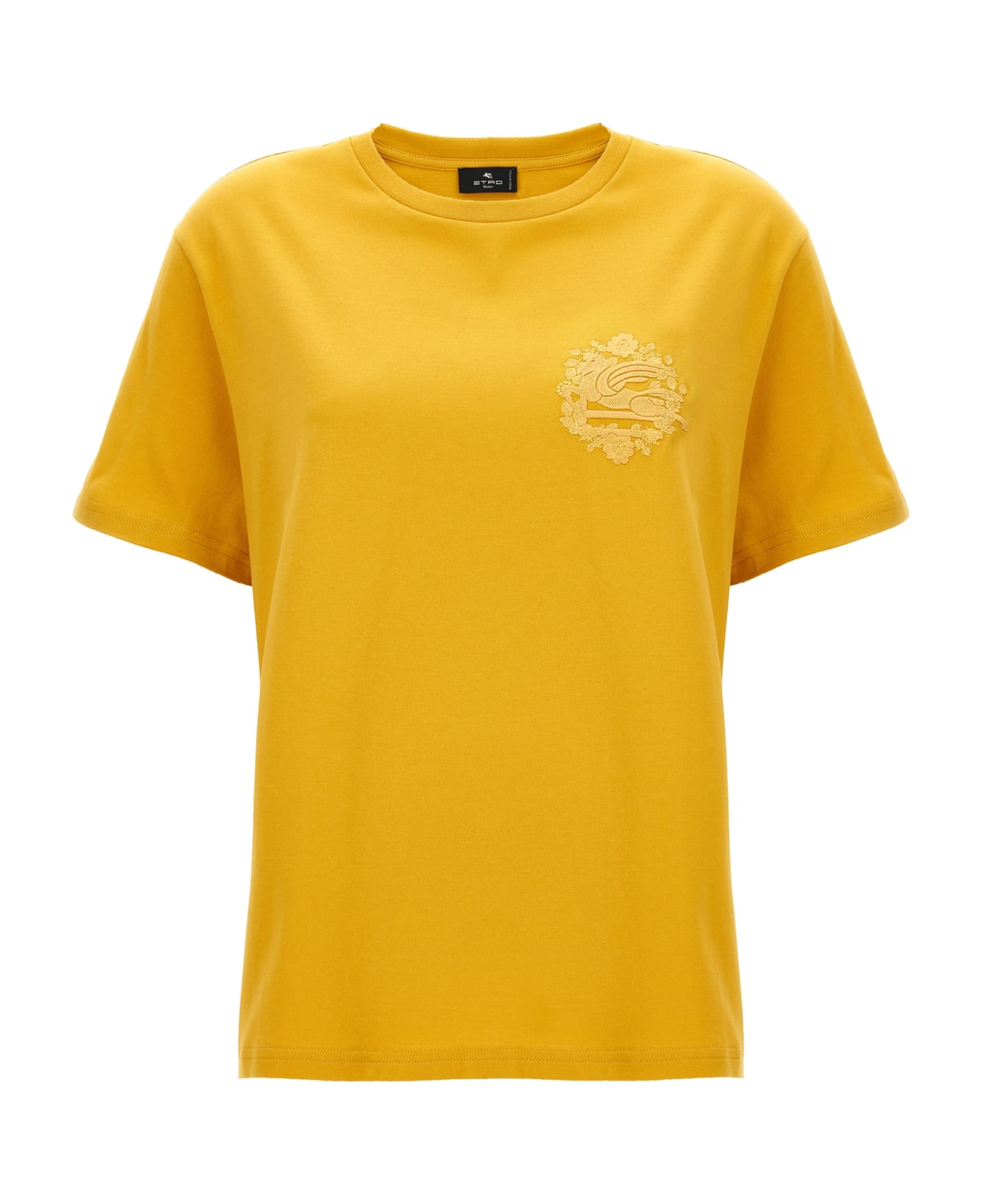 Etro Logo T-shirt - Yellow Tシャツ