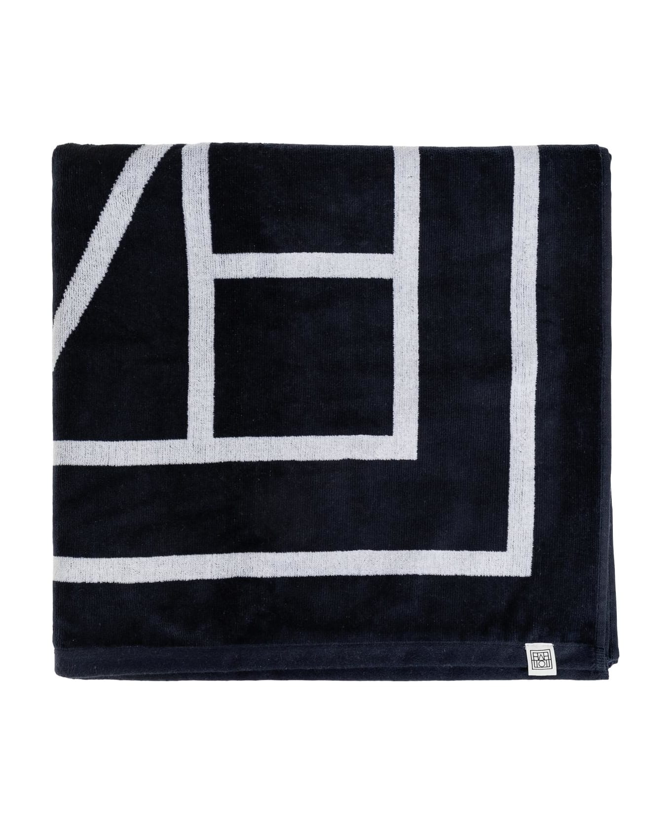 Totême Toteme Organic Cotton Towel - Blue