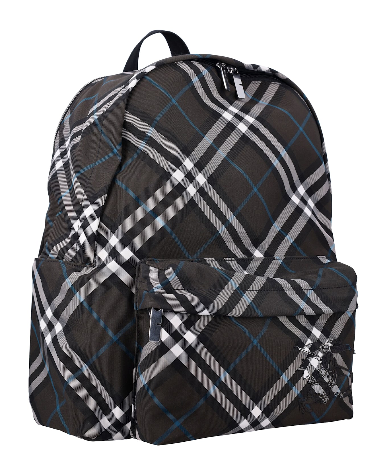 Burberry Embroidered Fabric Check Backpack - SNUG