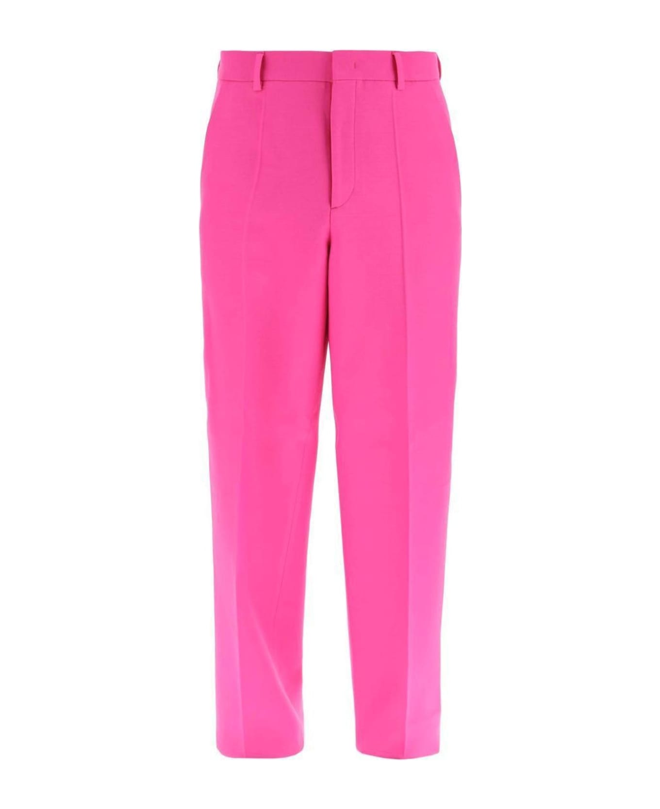 Valentino Wool And Silk Pants - Pink ボトムス