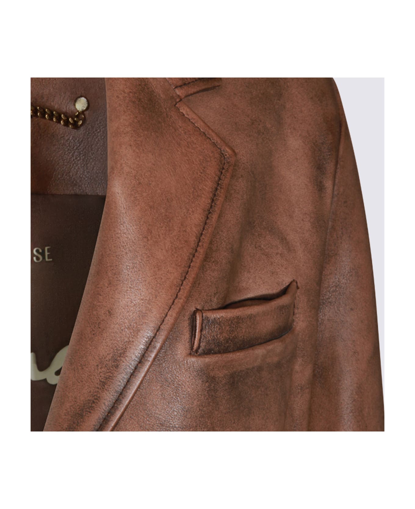 Golden Goose Brown Viscose Blazer - ARTIC DUST