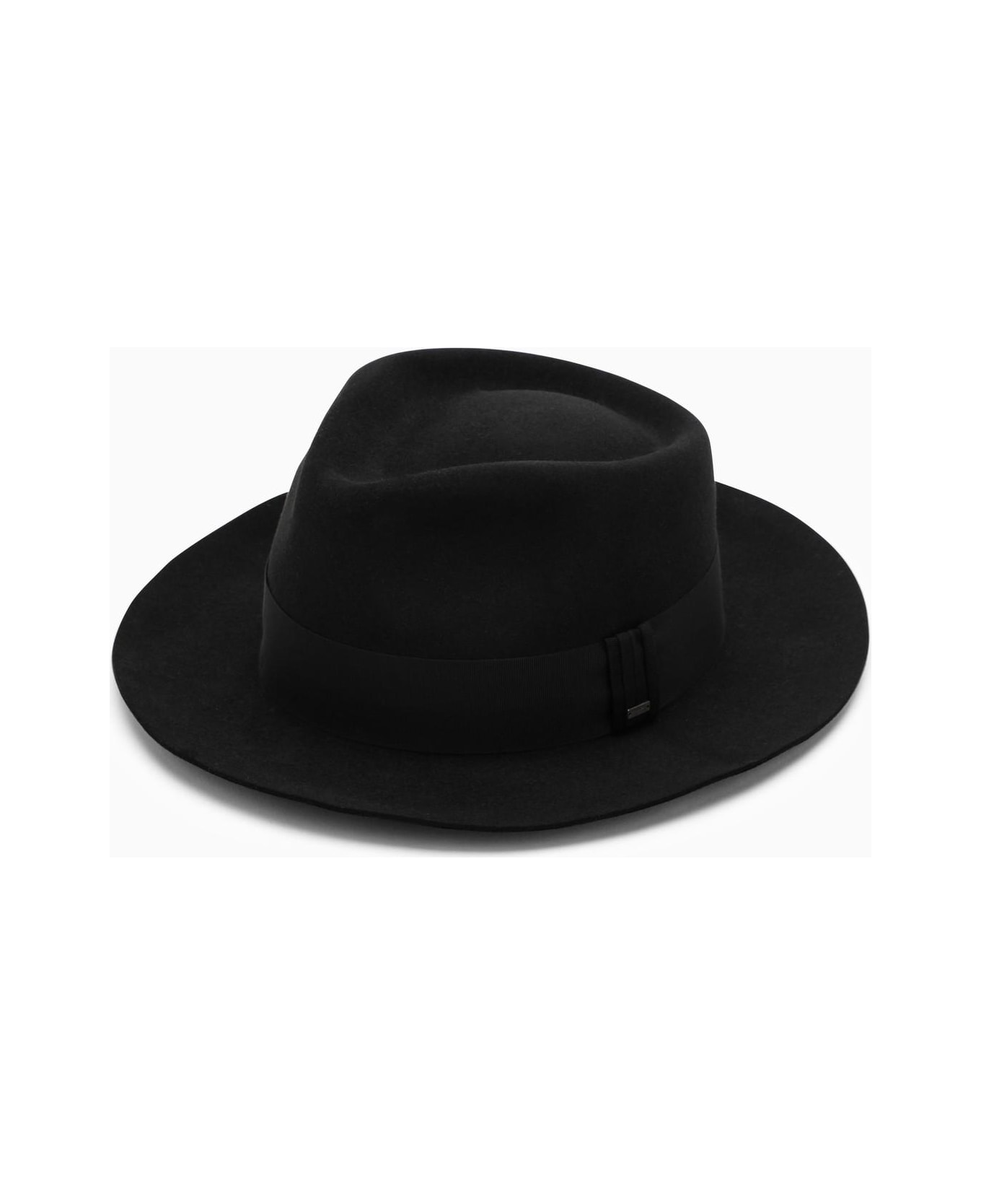 Saint Laurent Black Felt Hat - BLACK