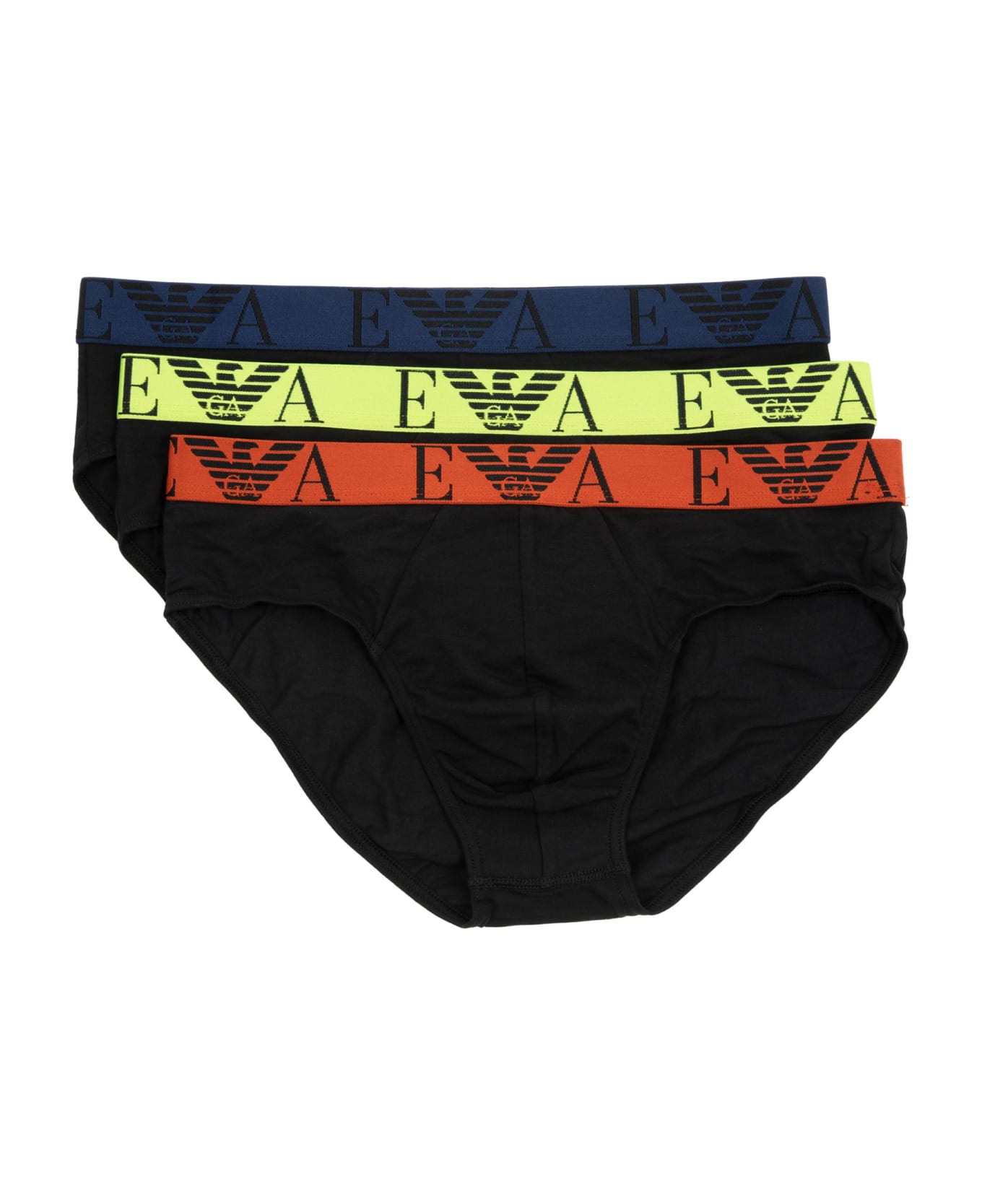 Emporio Armani Underwear Underwear Cotton Briefs - Black